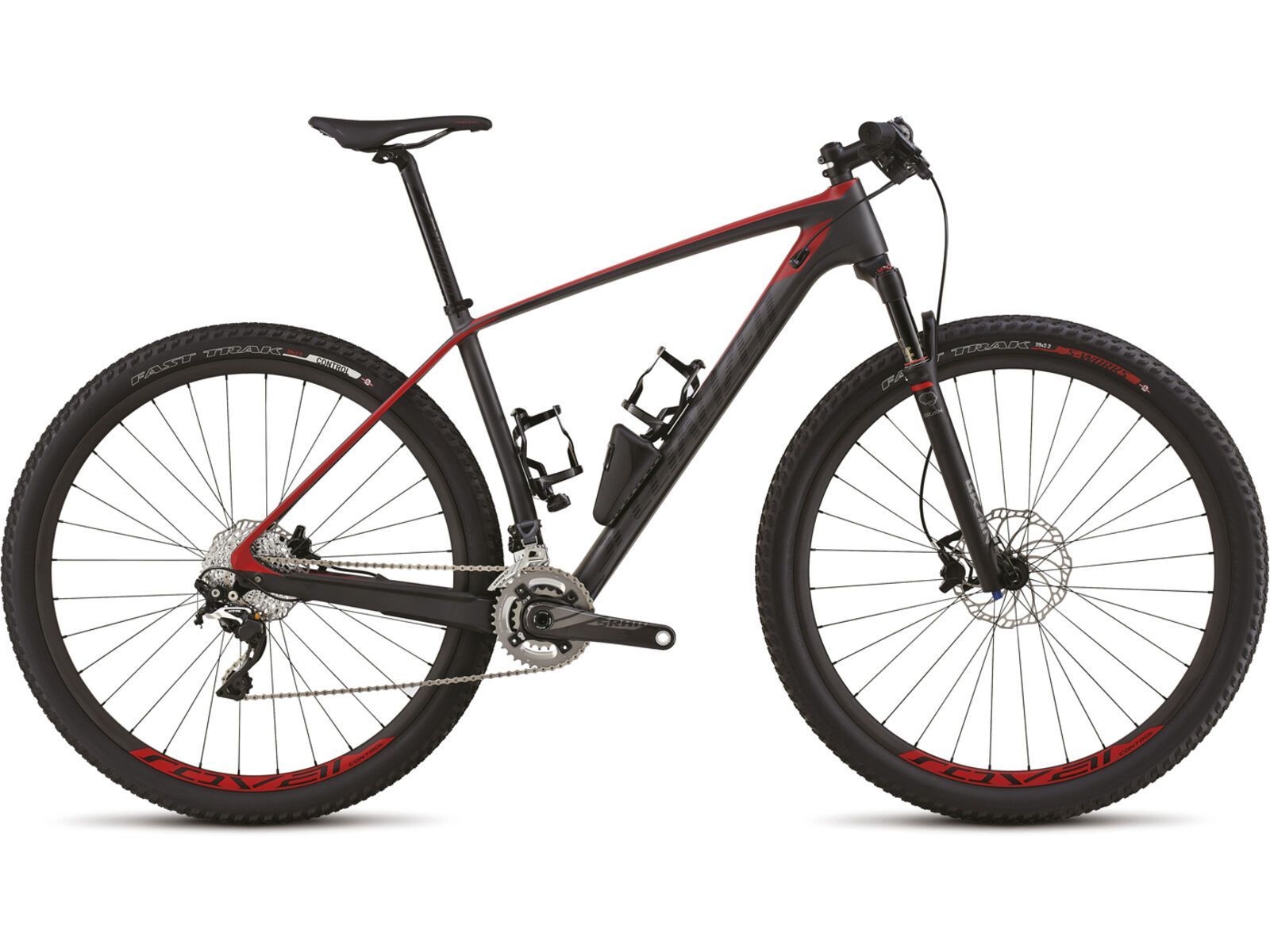 Specialized Stumpjumper HT Expert Carbon, Satin Charcoal Tint/Black/Red | Bild 1