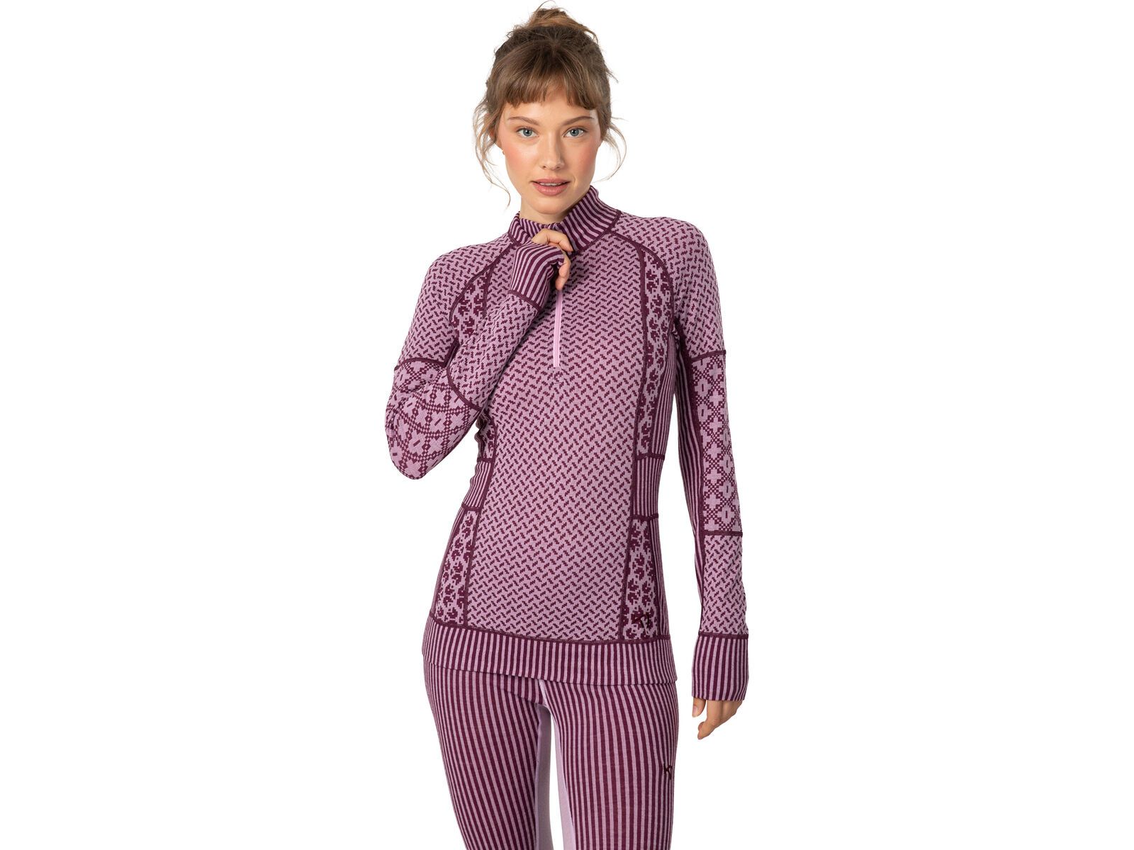 Kari Traa Smekker Half Zip Baselayer, lily | Bild 3