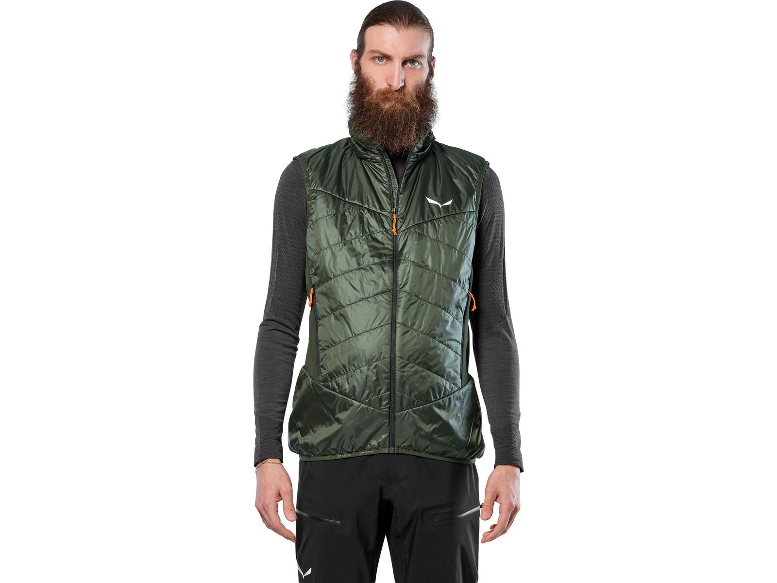 Salewa Ortles Hybrid TirolWool Responsive Weste Herren, dark olive | Bild 3