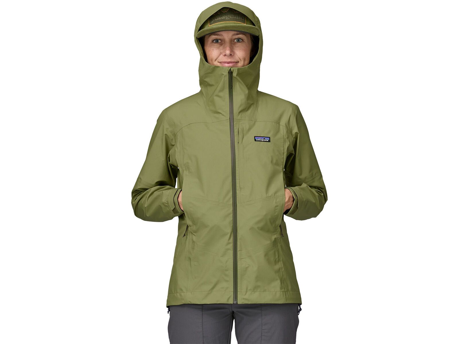 Patagonia Women's Boulder Fork Rain Jacket, buckhorn green | Bild 3