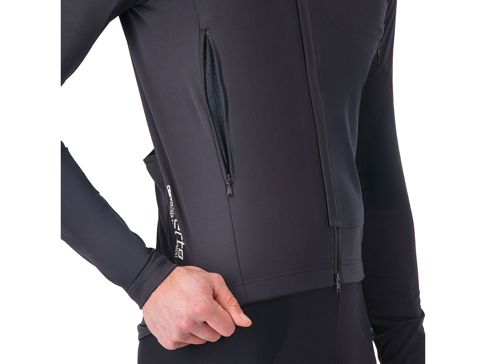 Castelli Perfetto RoS 3 Jacket, light black/silver reflex | Bild 6