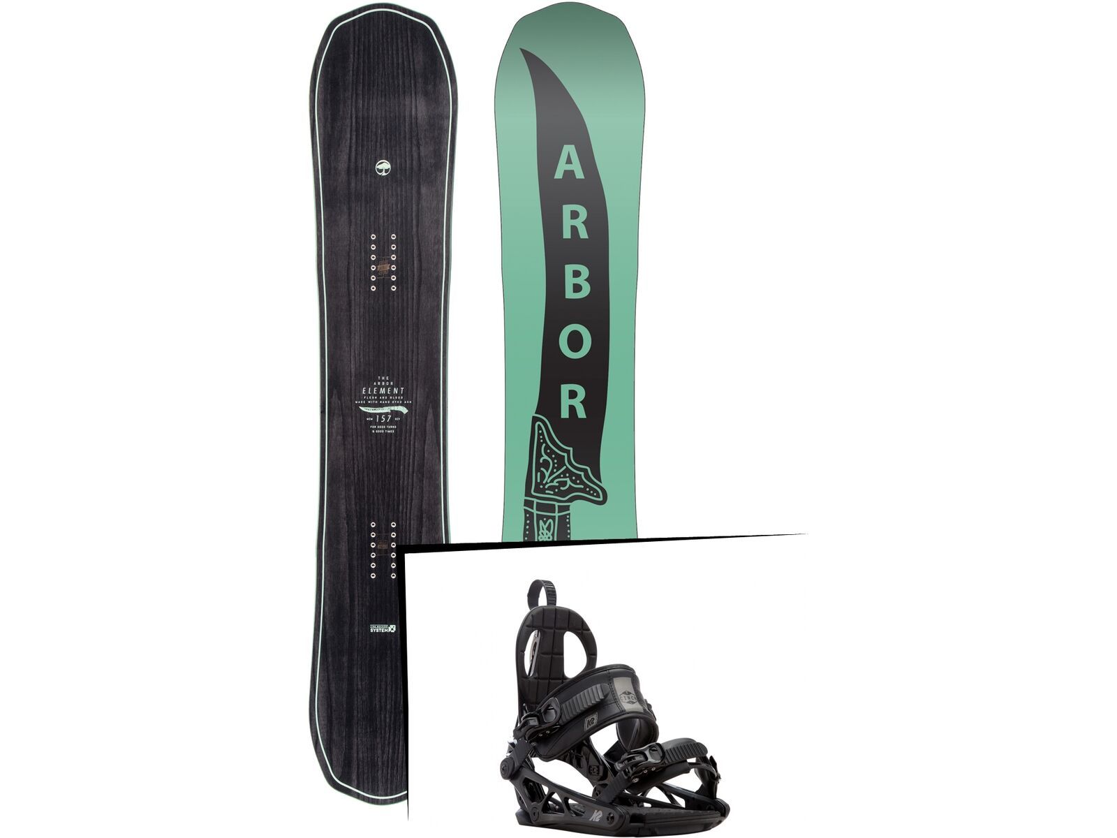 Set: Arbor Element 2017 + K2 Cinch CTC (1728774S) | Bild 1