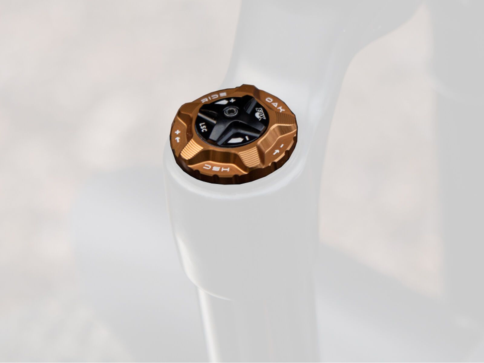 OAK Components Forkcap HSC für Fox 34, 36, 38, 40, kashgold | Bild 1