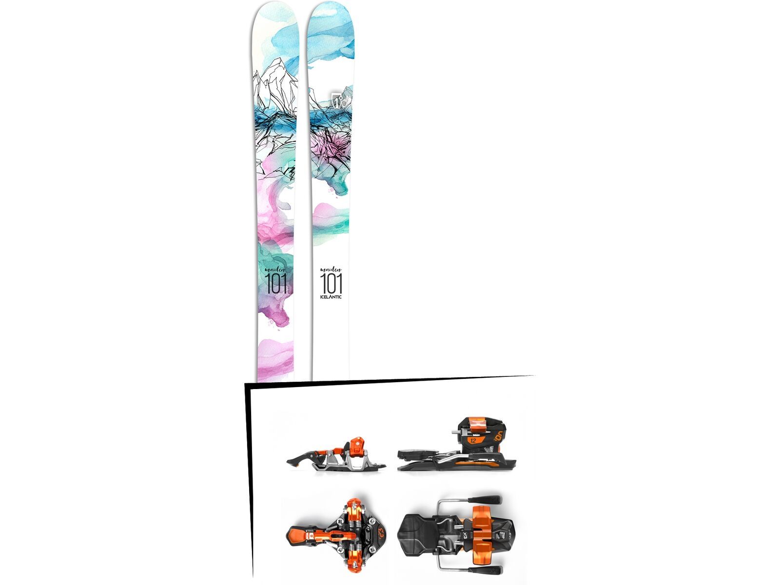 Set: Icelantic Maiden 101 2017 + G3 Ion 12 (1716205) | Bild 1