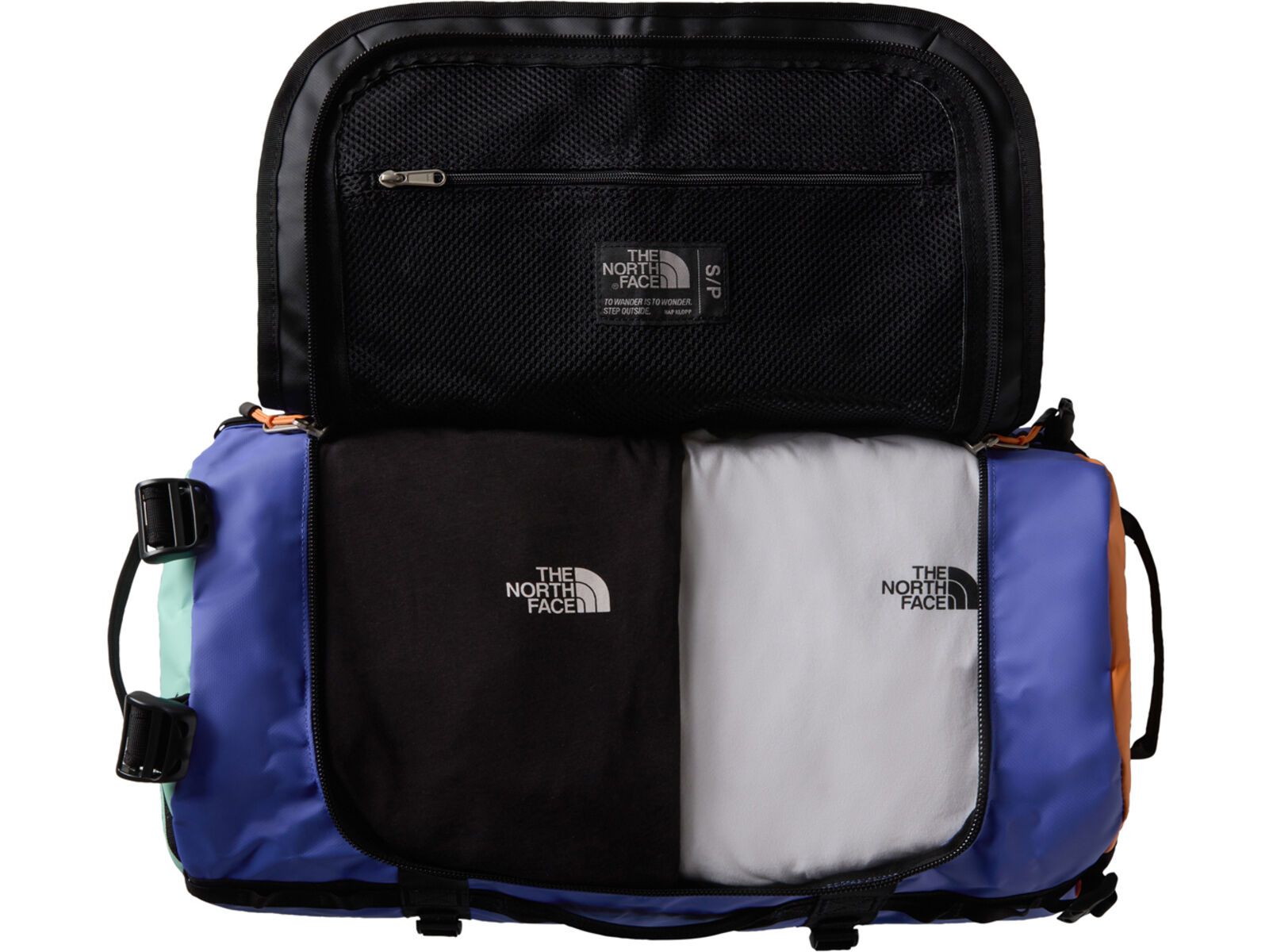 The North Face Base Camp Duffel - S, indigo plum-bright foam | Bild 4