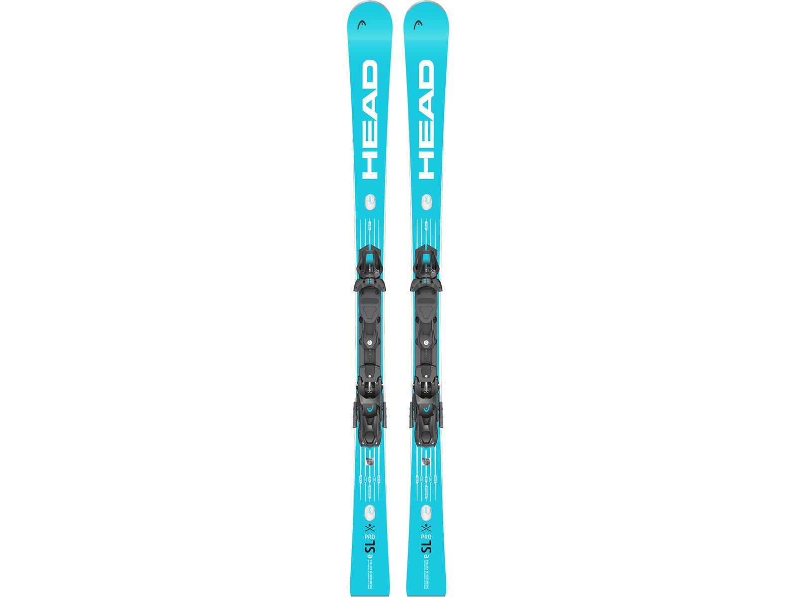 Head Worldcup Rebels e-SL Pro + Freeflex 11 Race, matt black/speed blue | Bild 1