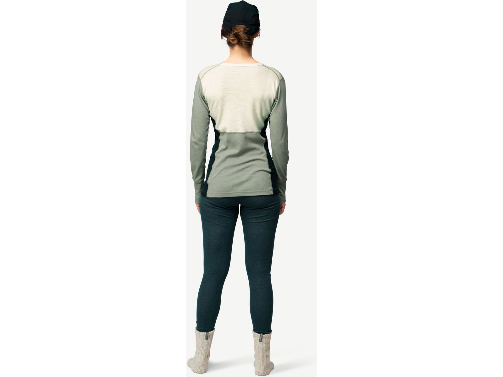 Devold Lauparen Merino 190 Shirt Wmn, raw white/fog/ink | Bild 3