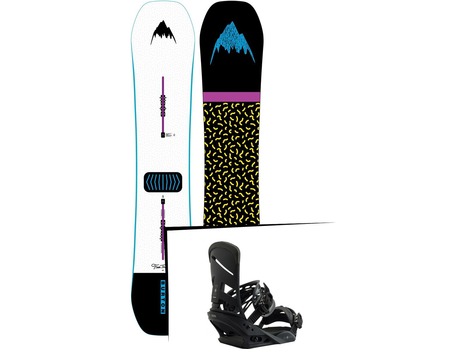 Set: Burton Free Thinker 2019 + Burton Mission blackish | Bild 1