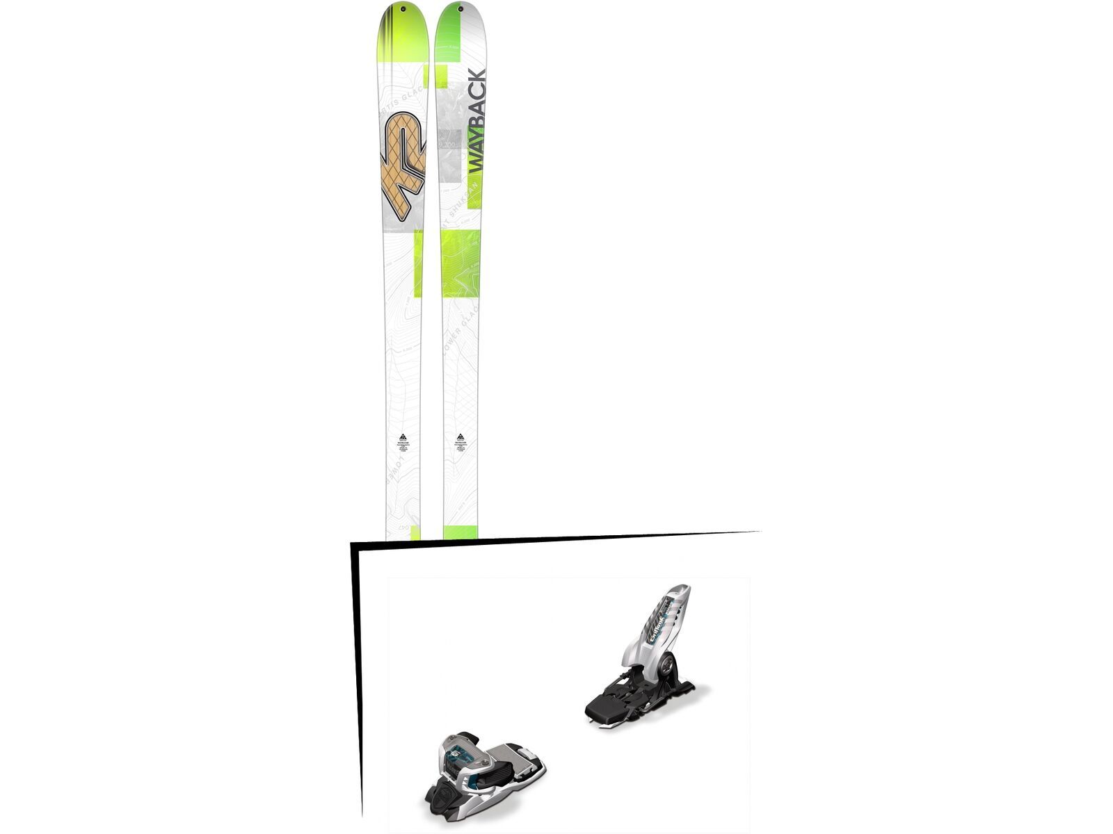 K2 SKI Set: Wayback 88 2016 + Marker Griffon 13 | Bild 1