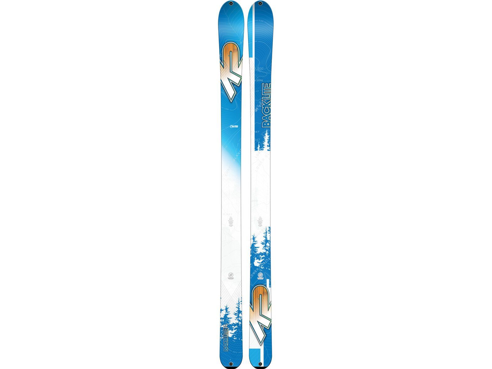 Set: K2 SKI Backlite 74 2017 + Marker Kingpin 10 (1289300) | Bild 2
