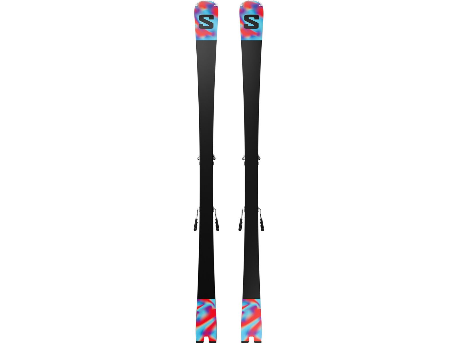 Salomon Addikt + MI12 GW F80, white/neon blue/red | Bild 3