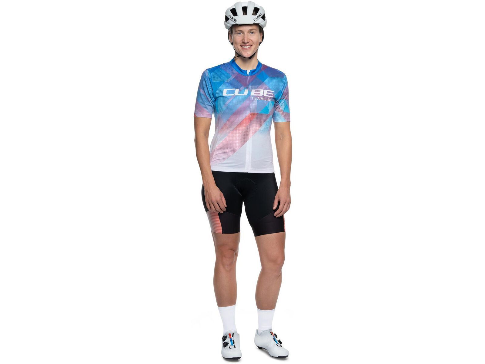 Cube WS Trikot CMPT Teamline kurzarm, white | Bild 4