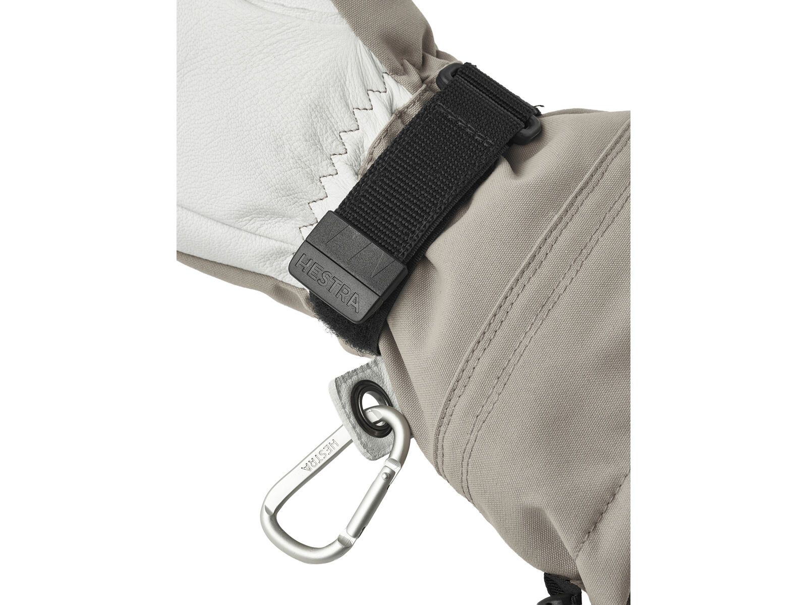 Hestra Army Leather Heli Ski 3 Finger, khaki | Bild 5
