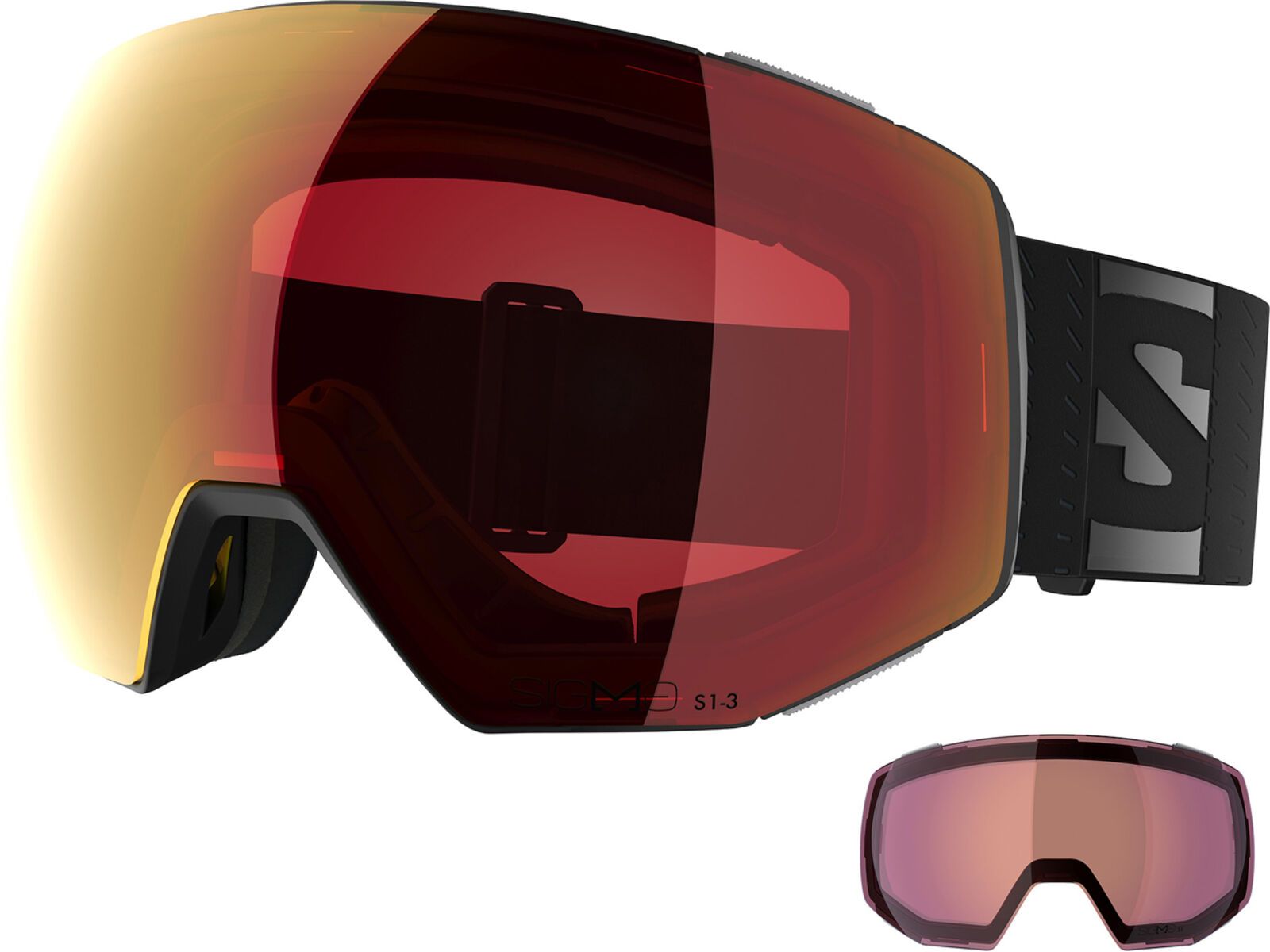 Salomon Radium Prime + WS, Sigma Photochromic Poppy Red / black | Bild 1