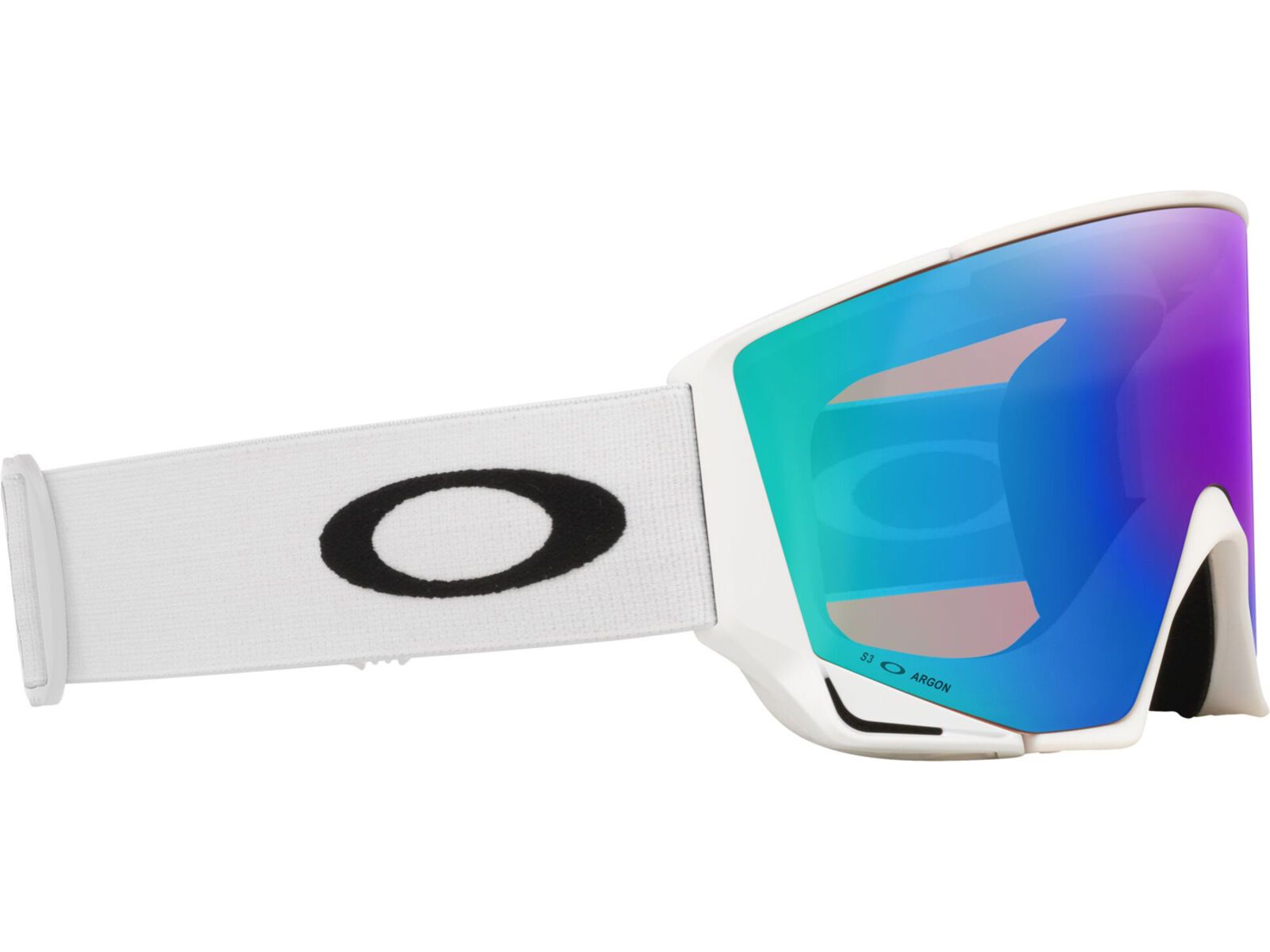 Oakley Flow Scape L, Prizm Snow Argon Iridium & Iced / matte white | Bild 11