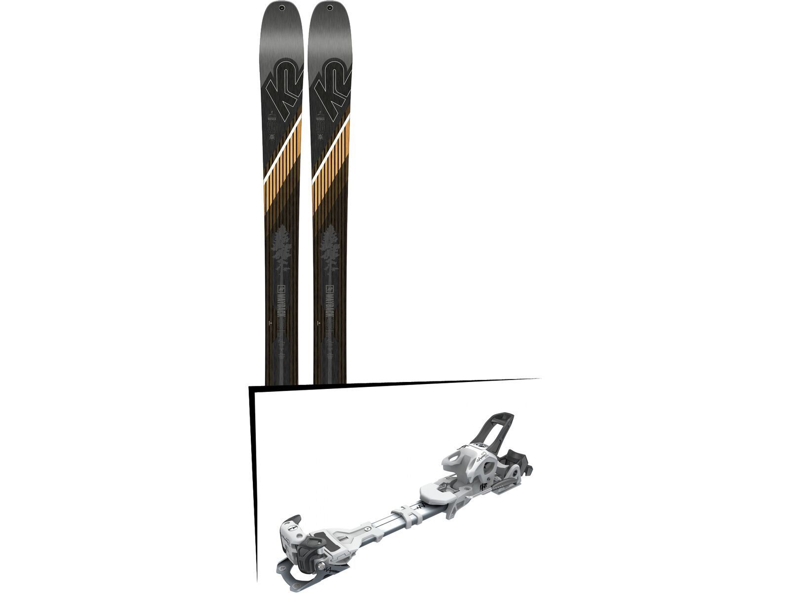 Set: K2 SKI Wayback 96 2019 + Tyrolia Ambition 12 AT solid white black | Bild 1