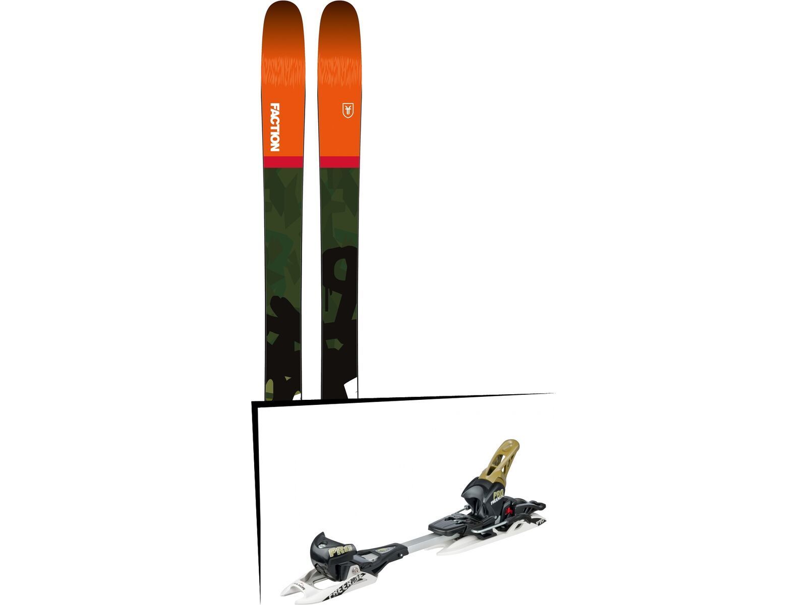 Set: Faction Prodigy 4.0 2018 + Fritschi Diamir Freeride Pro schwarz-olive | Bild 1