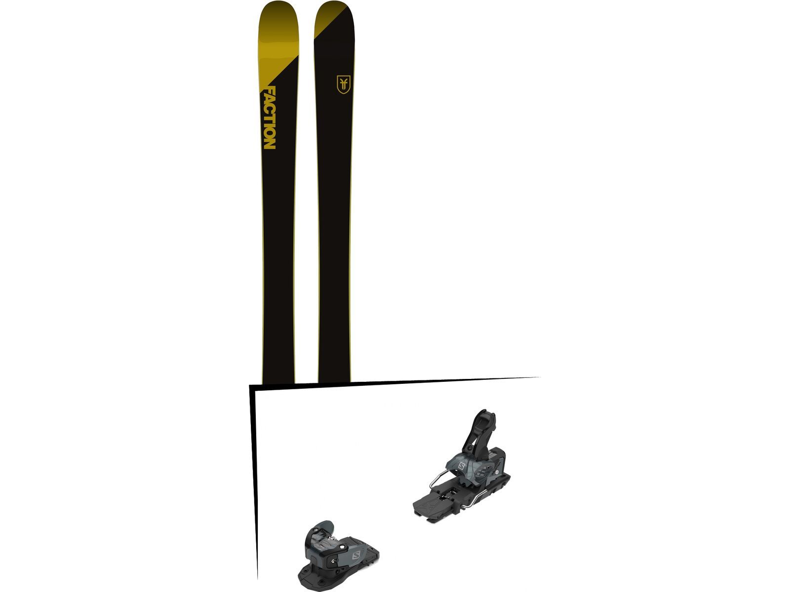 Set: Faction Candide 2.0 2018 + Salomon Warden MNC 13 black/grey | Bild 1