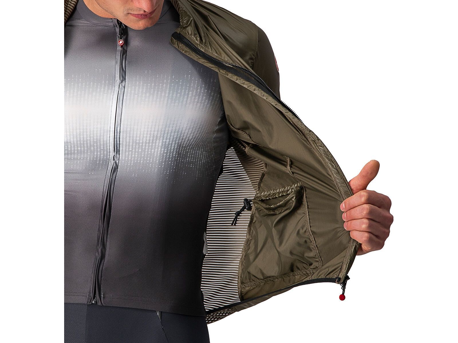 Castelli Aria Shell Jacket, moss brown | Bild 5