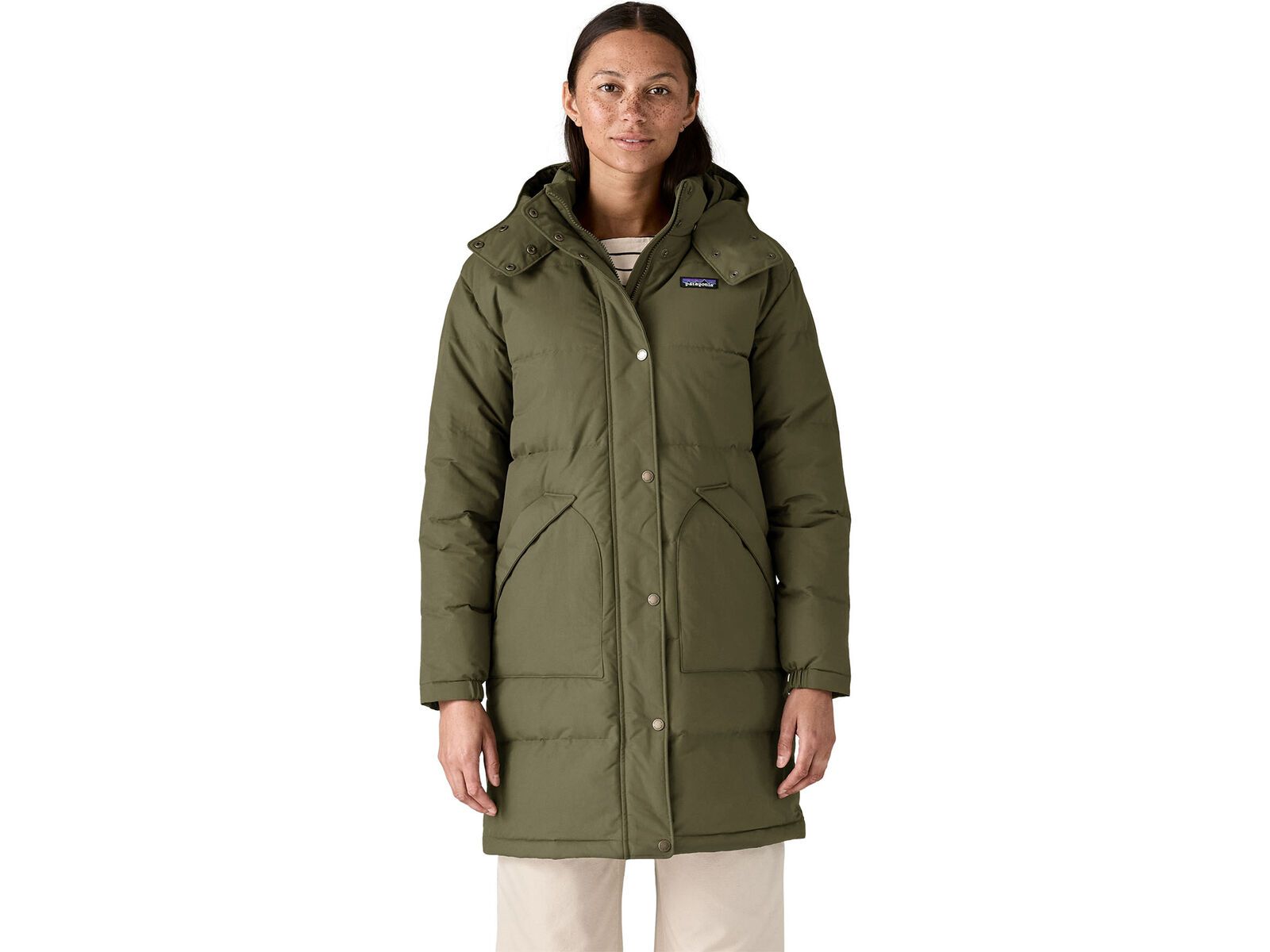 Patagonia Women's Downdrift Parka, basin green | Bild 2