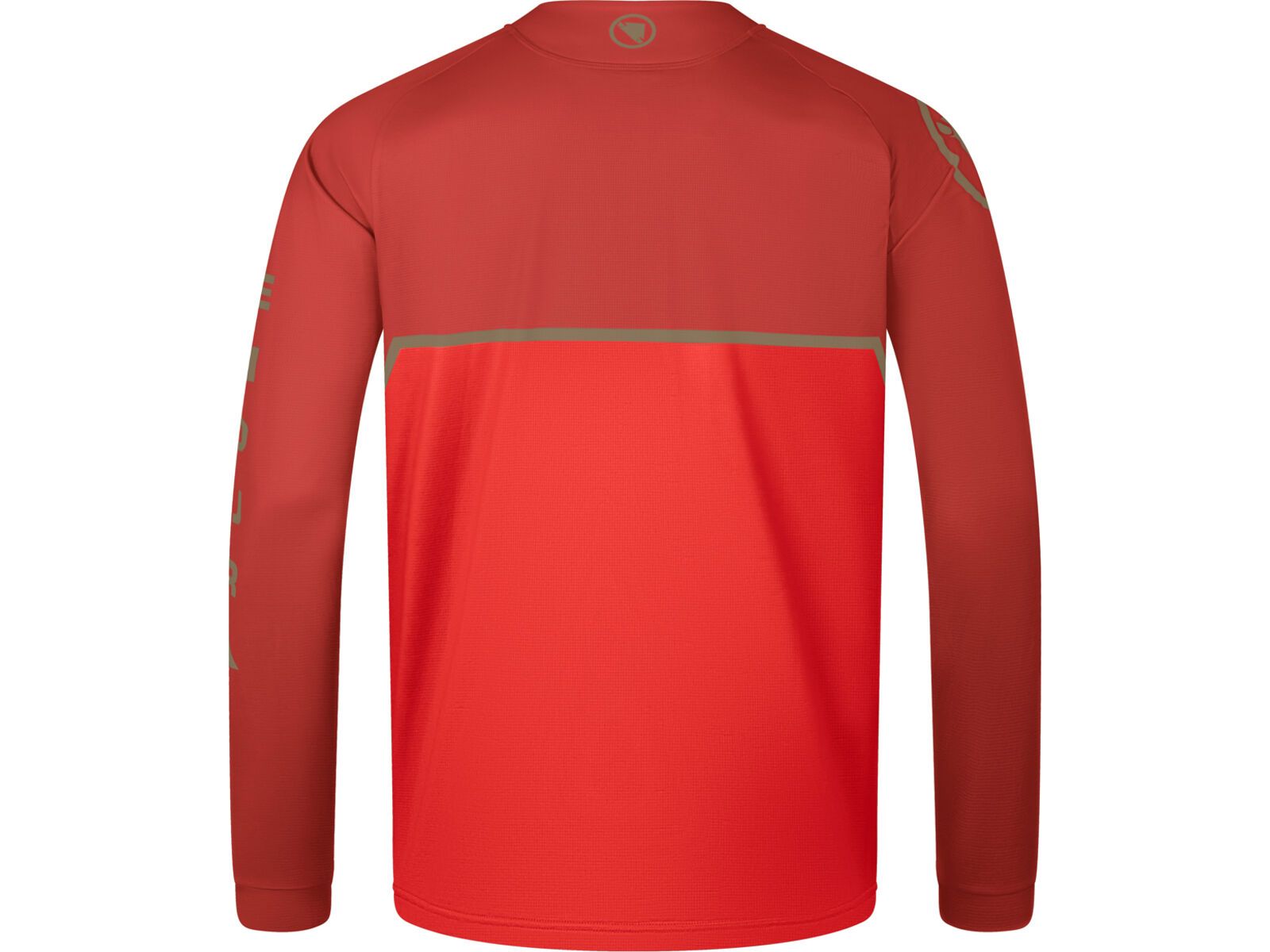 Endura Core Printed Printed T-Shirt (Langarm), flame red | Bild 2