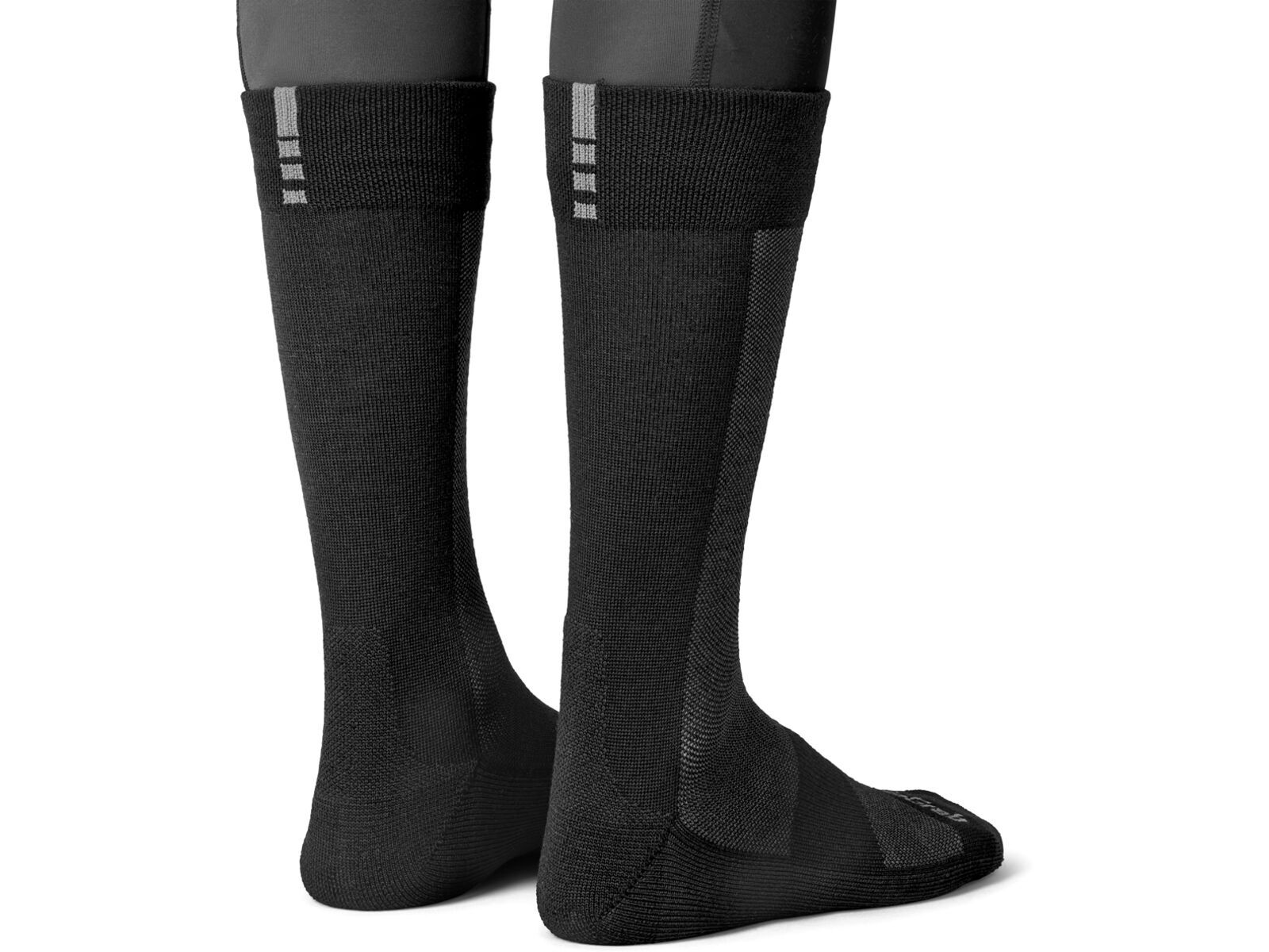 GripGrap Alpine Merino High Cut Winter Socks, black | Bild 3