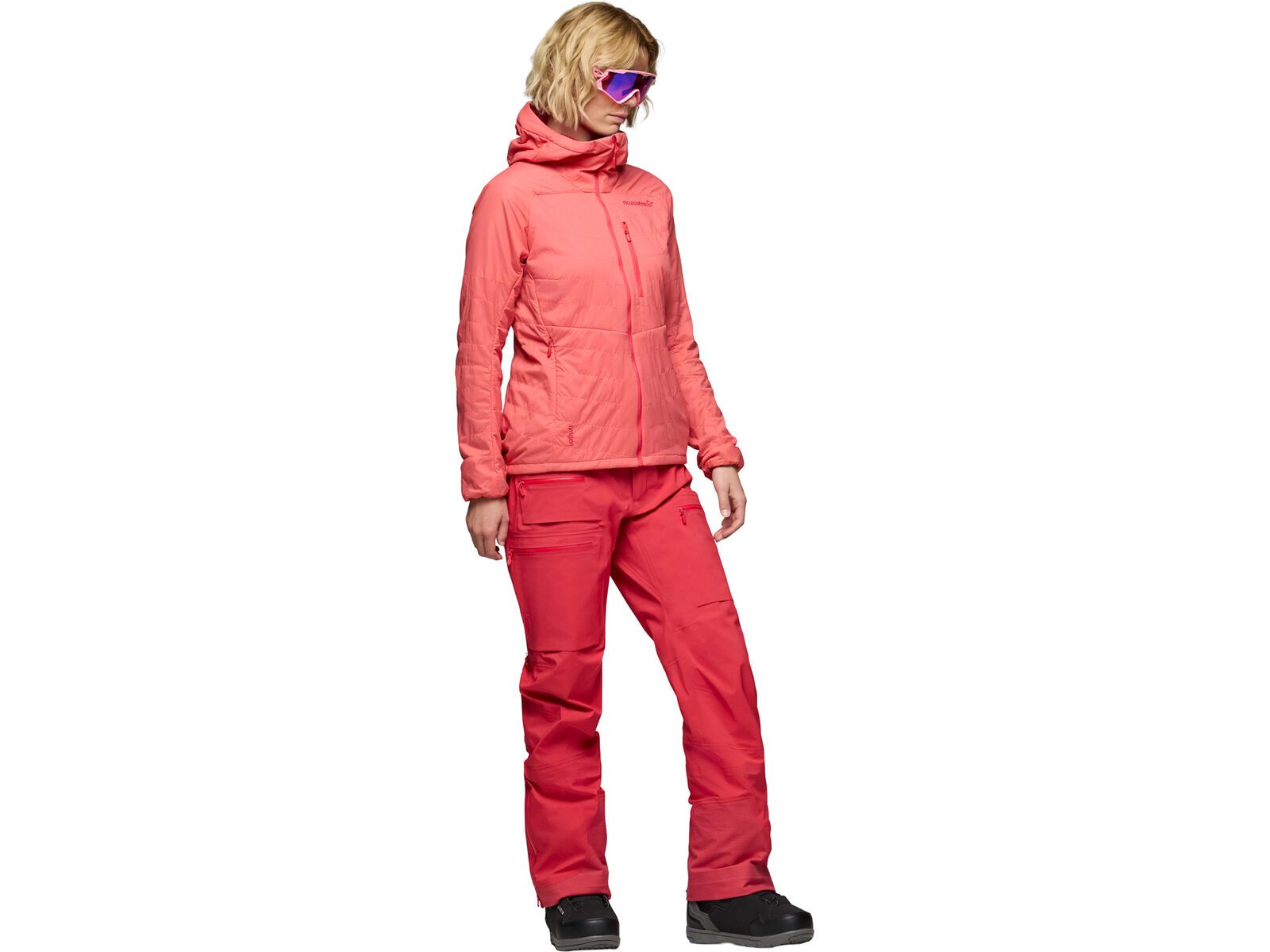 Norrona lyngen Alpha100 Zip Hood W's, calypso coral | Bild 7