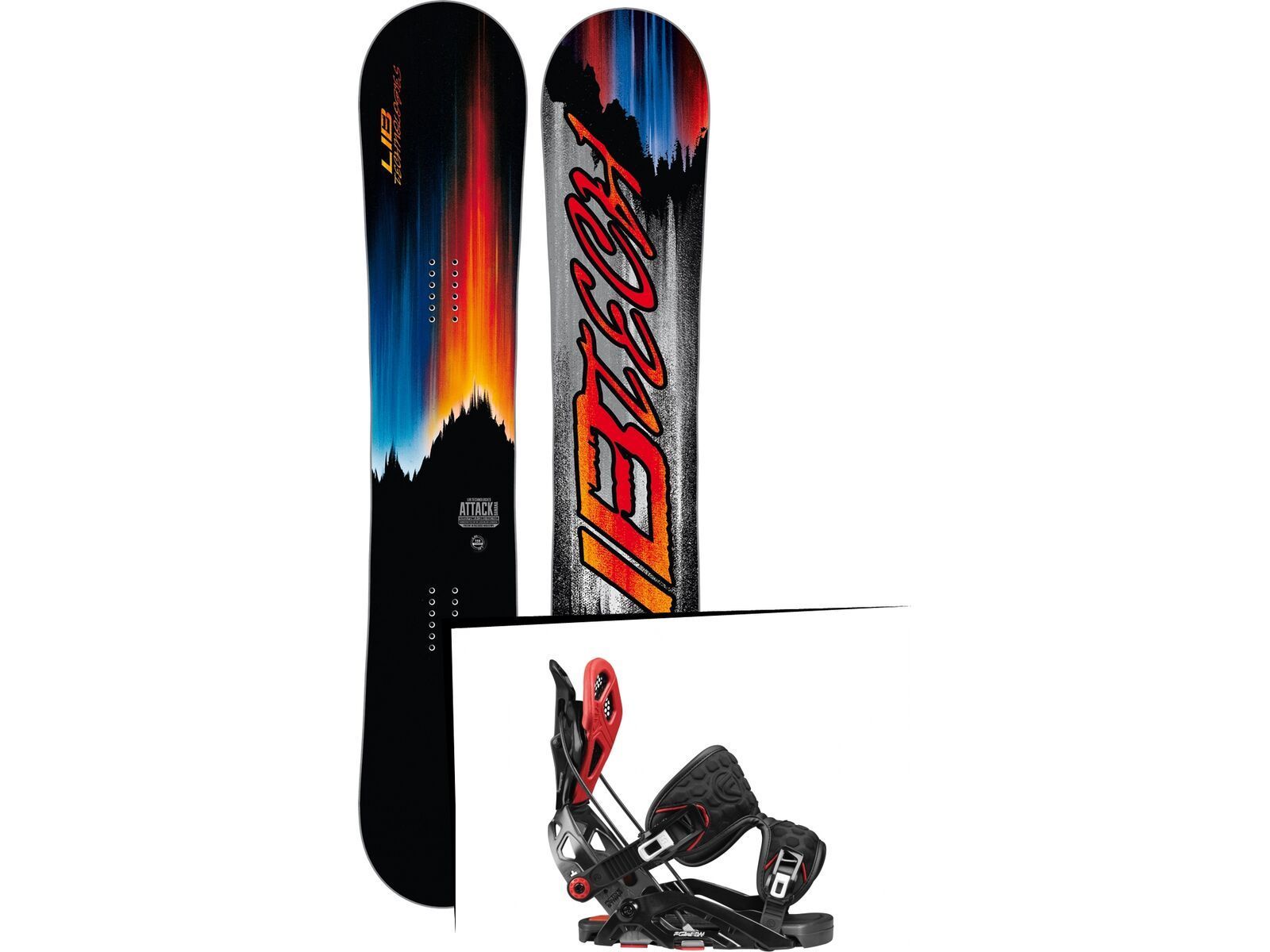 Set: Lib Tech Attack Banana 2017 + Flow Fuse-GT (1718345S) | Bild 1