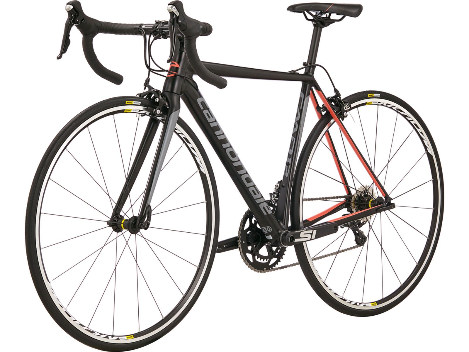 Cannondale CAAD12 Women's 105, jet black w/stealth gray and coral - satin (BLK) | Bild 4