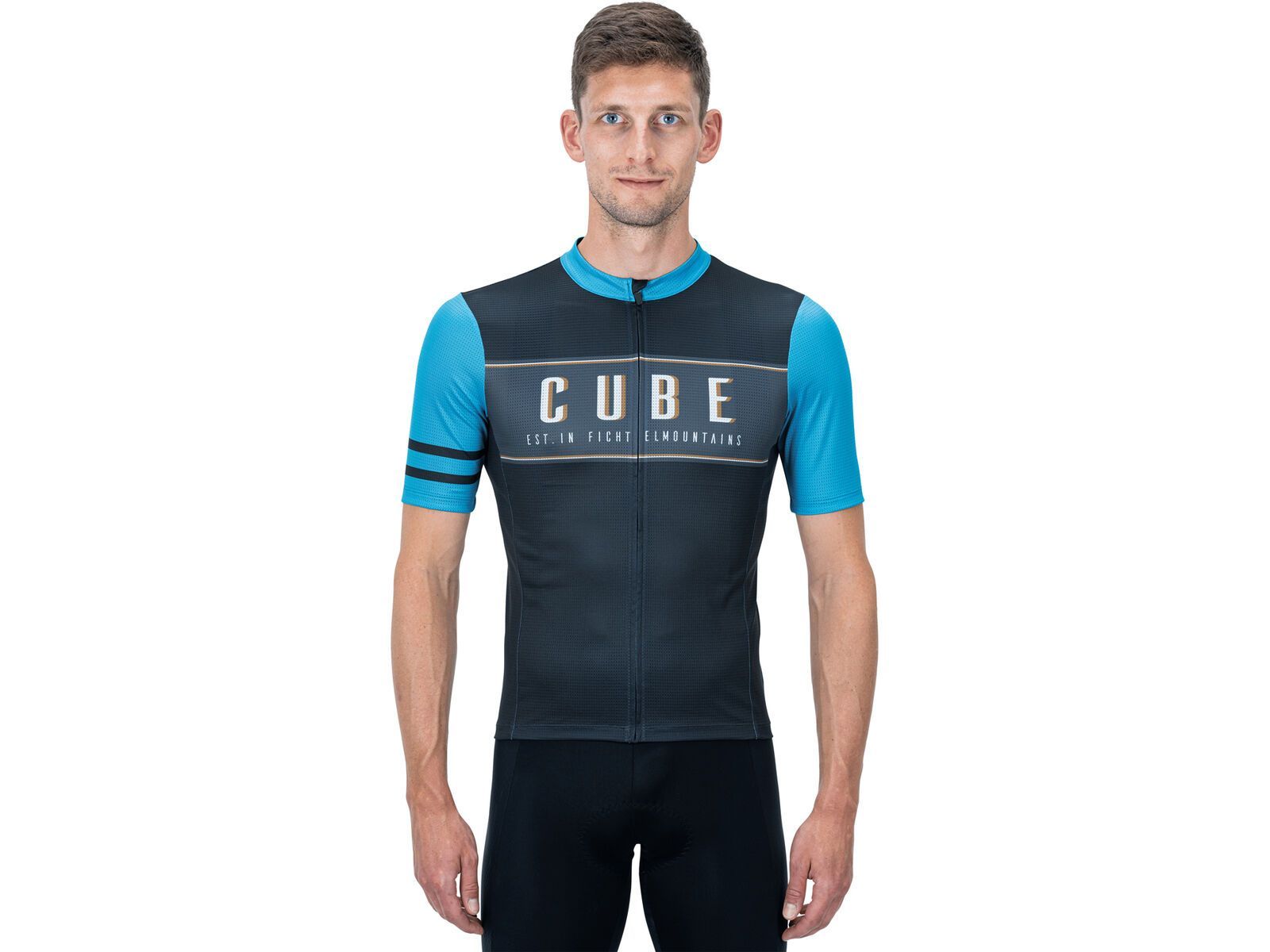 Cube Blackline Trikot Cross, grey´n´blue | Bild 2