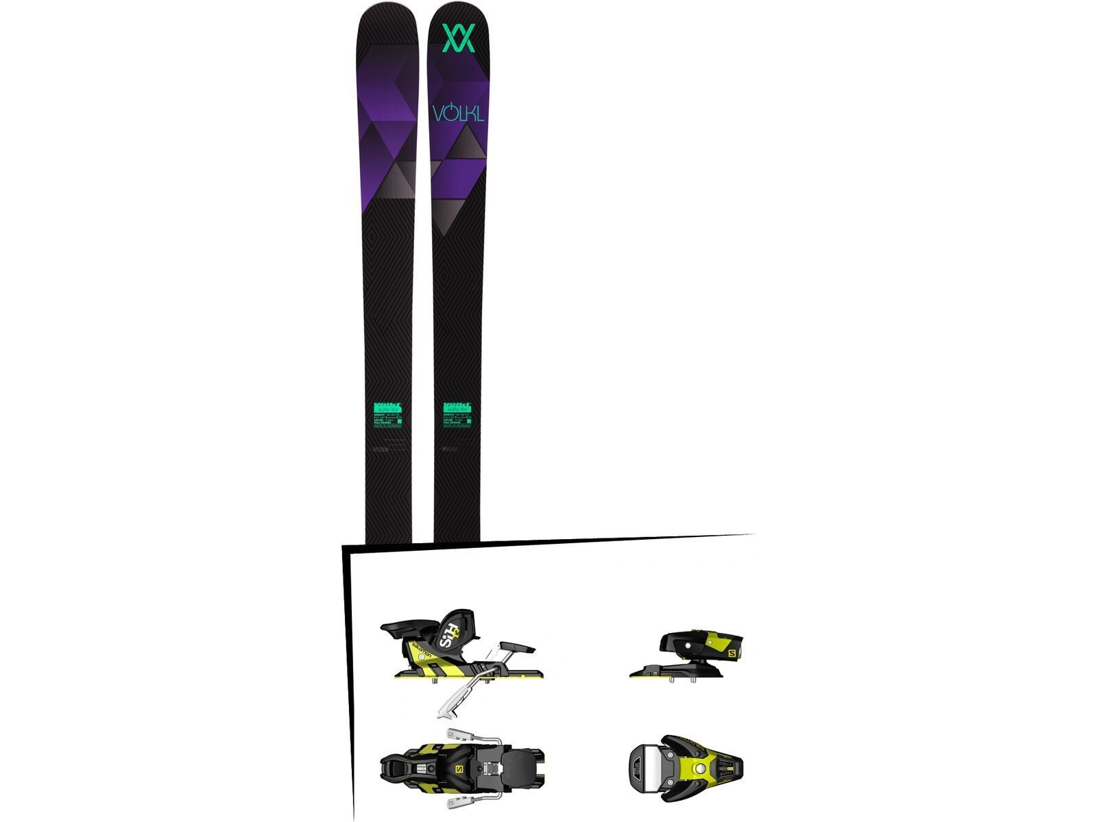 Völkl Set: Aura 2016 + Salomon STH2 WTR 13 | Bild 1