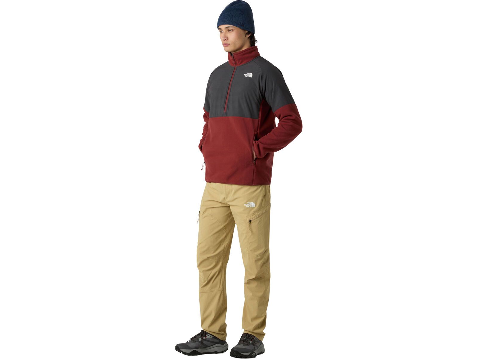 The North Face Men’s Glacier Heavyweight 1/2 Zip, sumac/asphalt grey | Bild 5