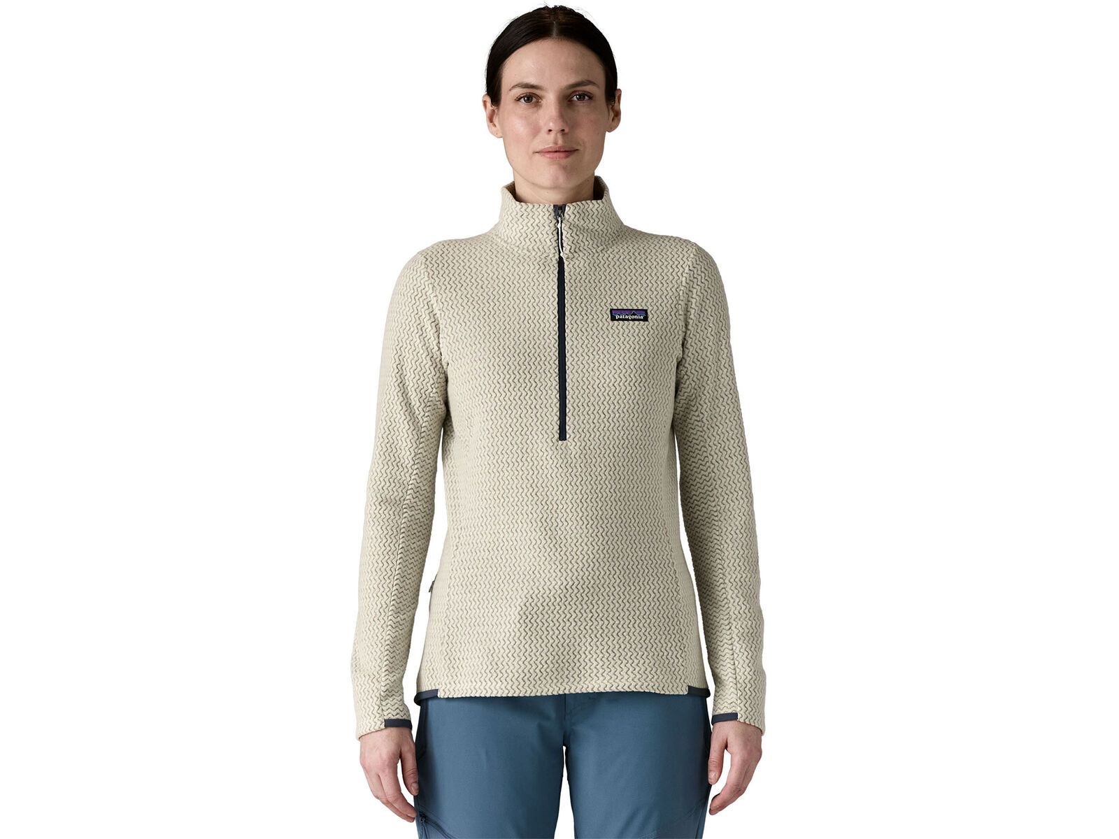 Patagonia Women's R1 Air Zip Neck, wool white | Bild 2
