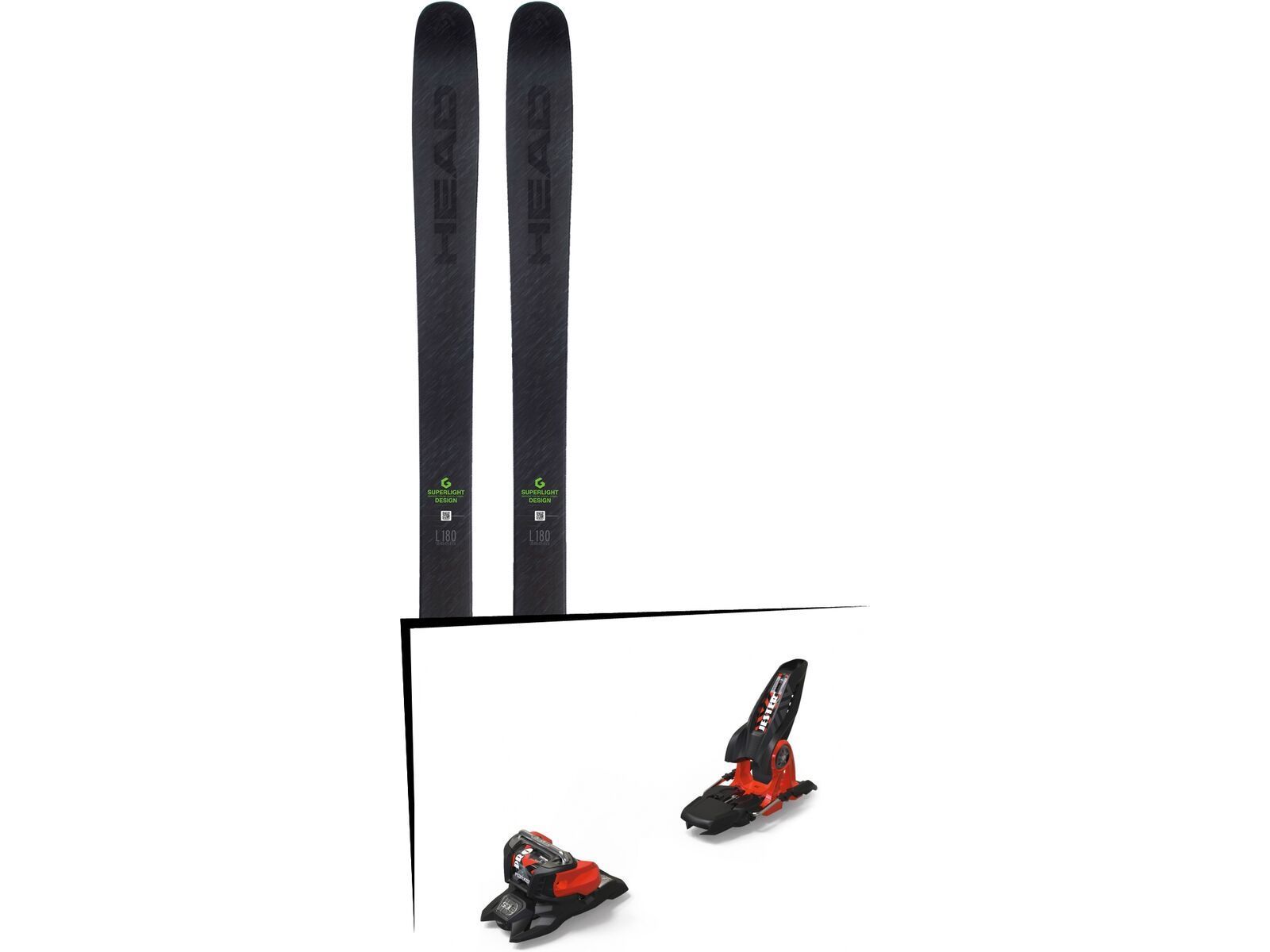 Set: Head Kore 105 2019 + Marker Jester 18 Pro ID black/flo-red | Bild 1