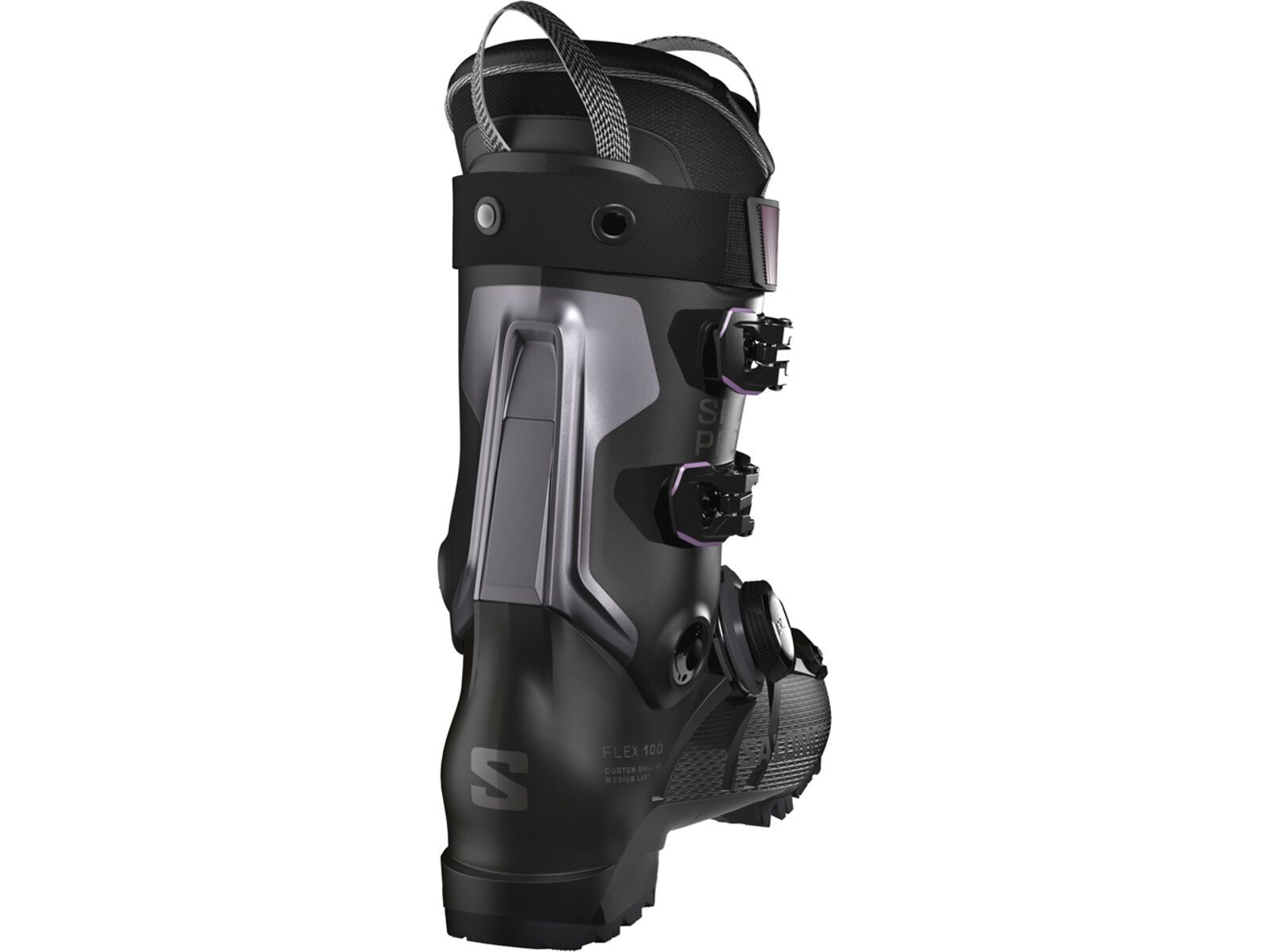 Salomon S/Pro Supra BOA 100 GW, black/dark grey met./burgundy met. | Bild 2