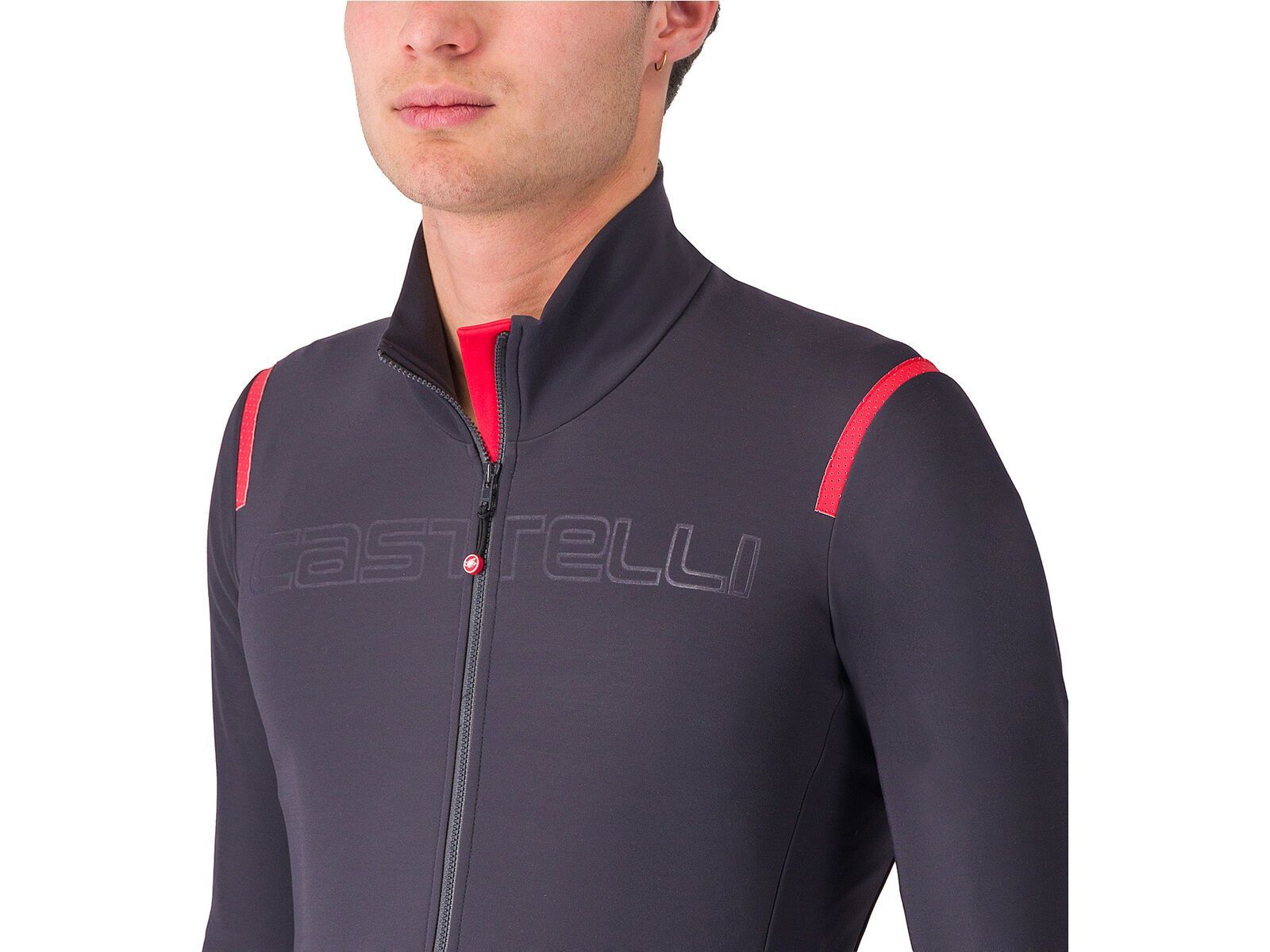 Castelli Tutto Nano RoS Jersey, dark gray/red | Bild 3