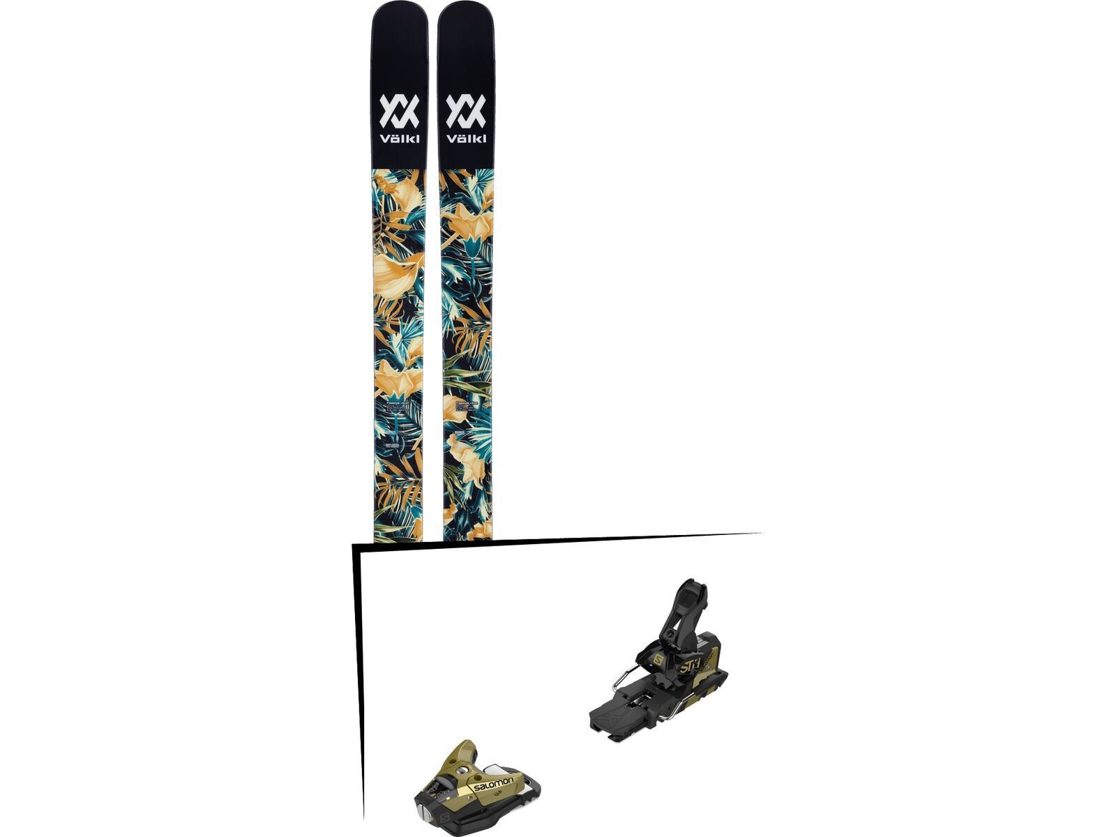 Set: Völkl Bash 116 2018 + Salomon STH2 WTR 16 gold/black | Bild 1