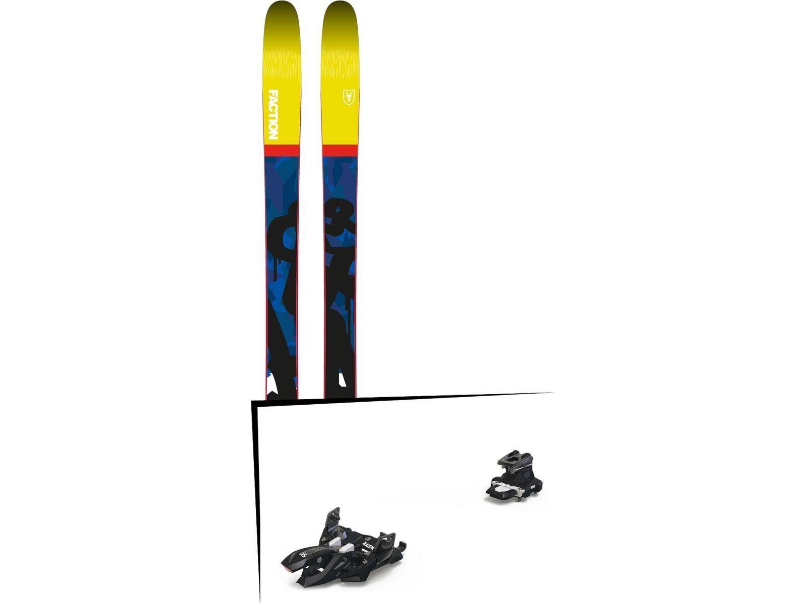 Set: Faction Prodigy 3.0 2018 + Marker Alpinist 12 black/titanium | Bild 1