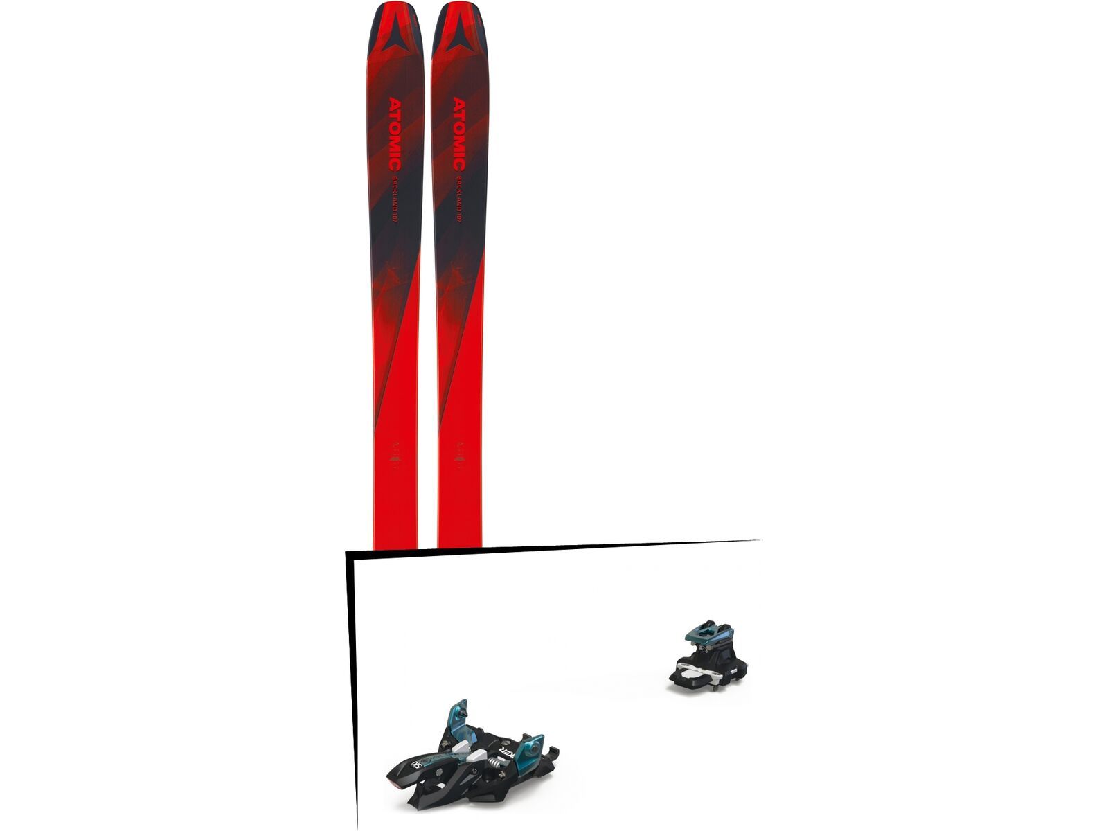 Set: Atomic Backland 107 2019 + Marker Alpinist 9 black/turquoise | Bild 1