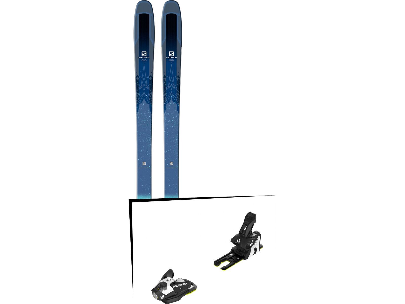 Set: Salomon QST Lux 92 2018 + Salomon N STH2 WTR 13 black/white | Bild 1