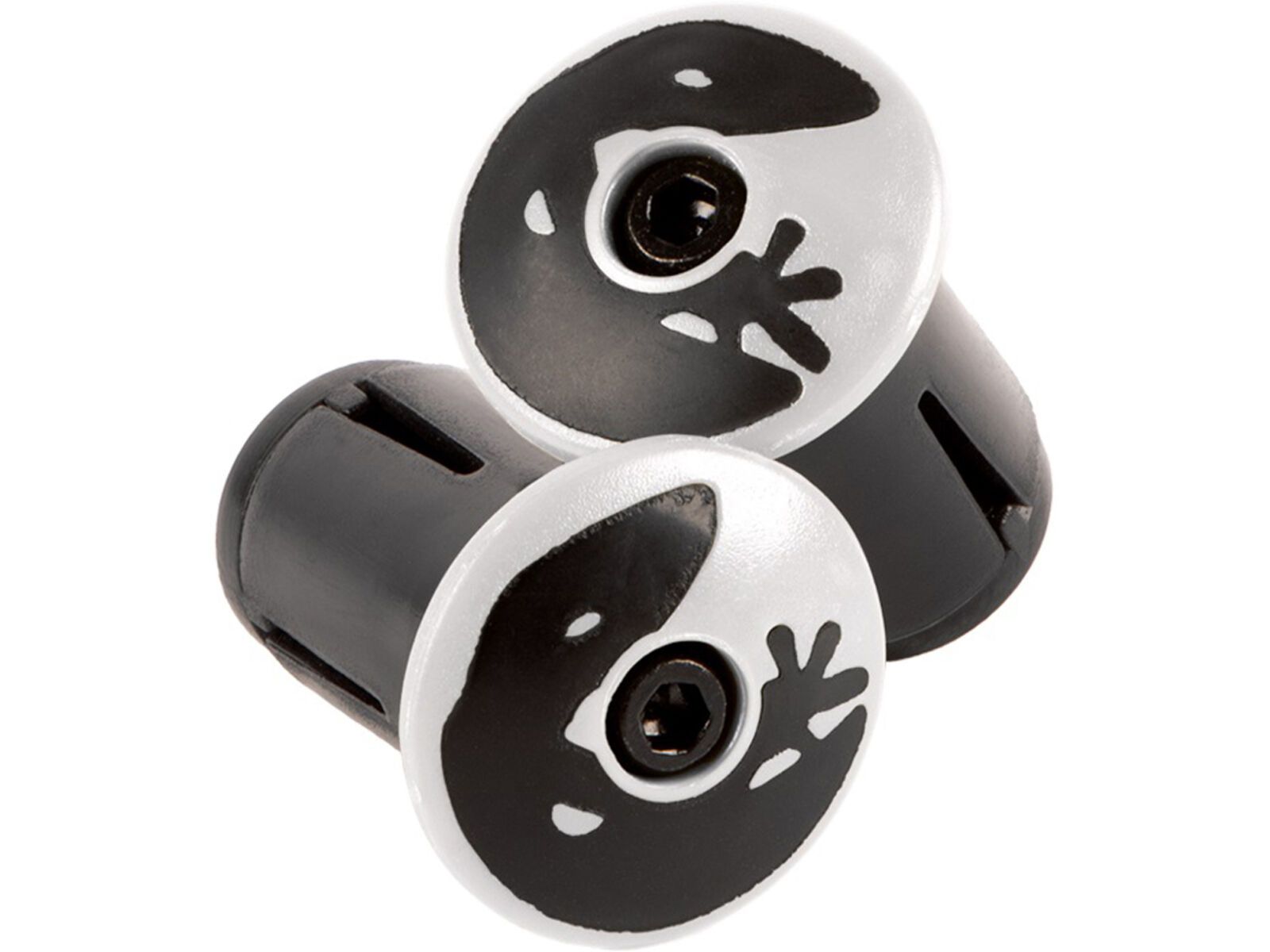 Lizard Skins Road Bar End Plugs, diamond white | Bild 1