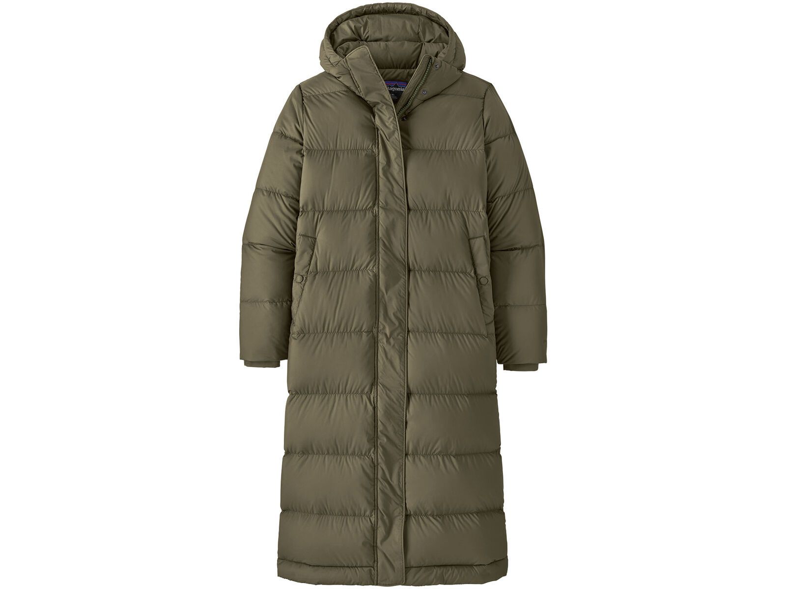 Patagonia Women's Silent Down Long Parka, basin green | Bild 1