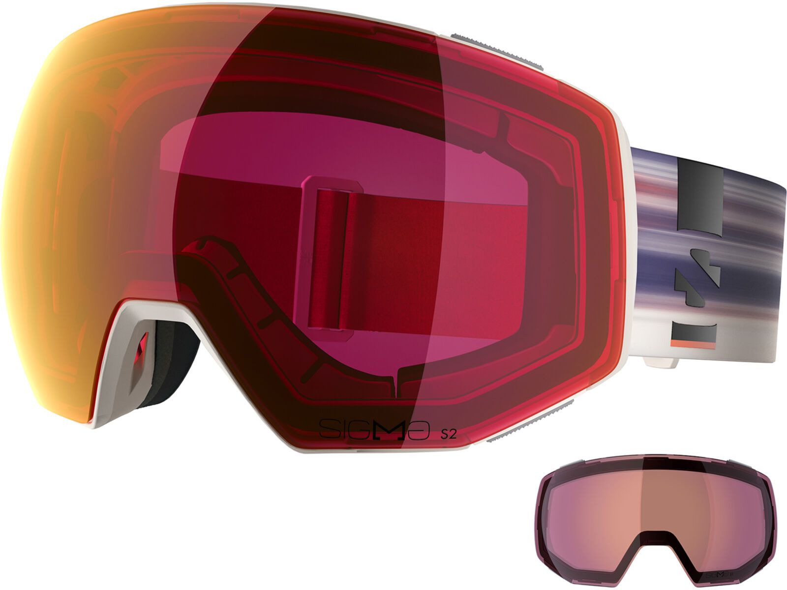 Salomon Radium Prime + WS, Sigma Poppy Red / rainy day | Bild 1