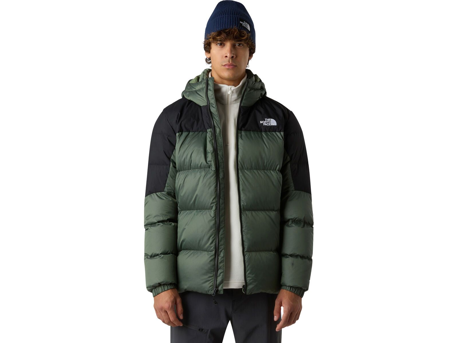 The North Face Men’s Diablo Down 2.0 Hoodie, bark mist black heather | Bild 3