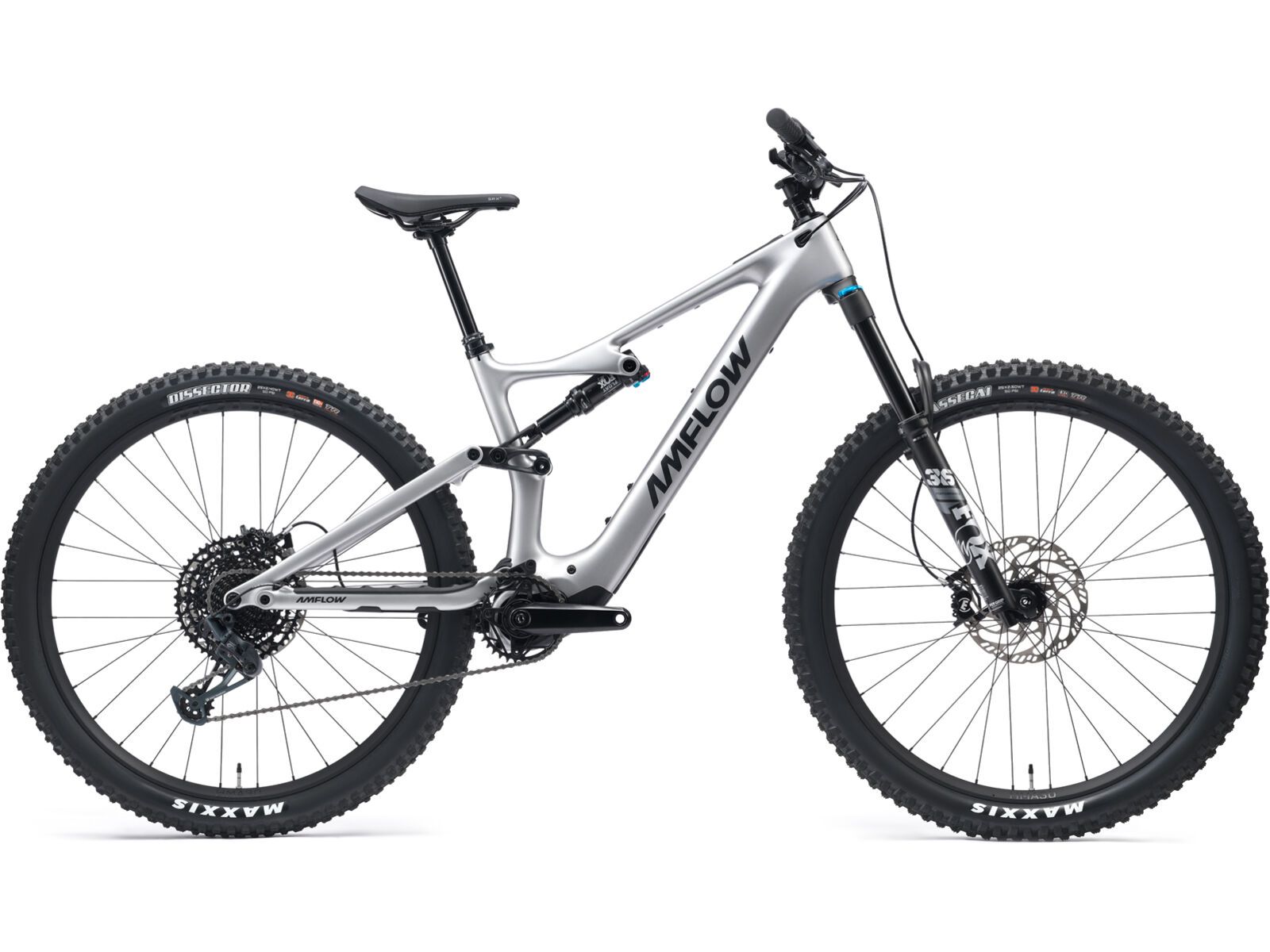 Amflow PL Carbon - 800 Wh, satin silver | Bild 1
