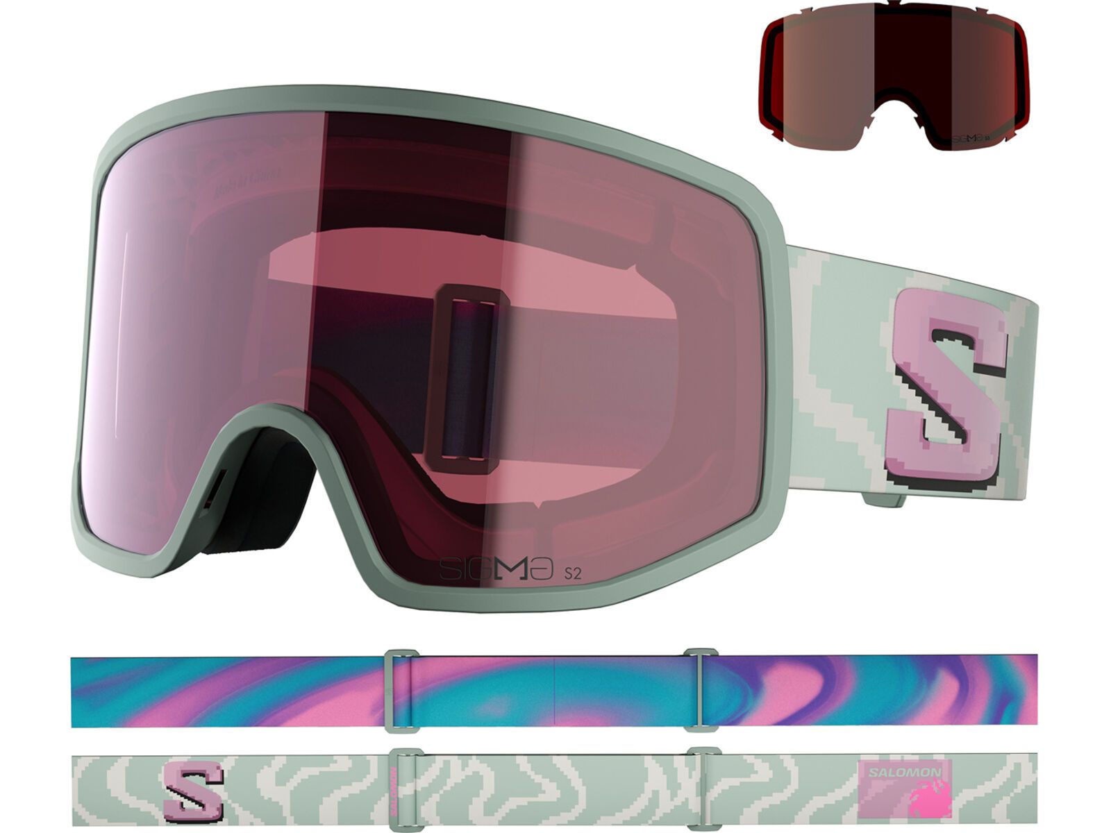 Salomon Sentry Pro S + WS, Sigma Silver Pink / iceberg green | Bild 5