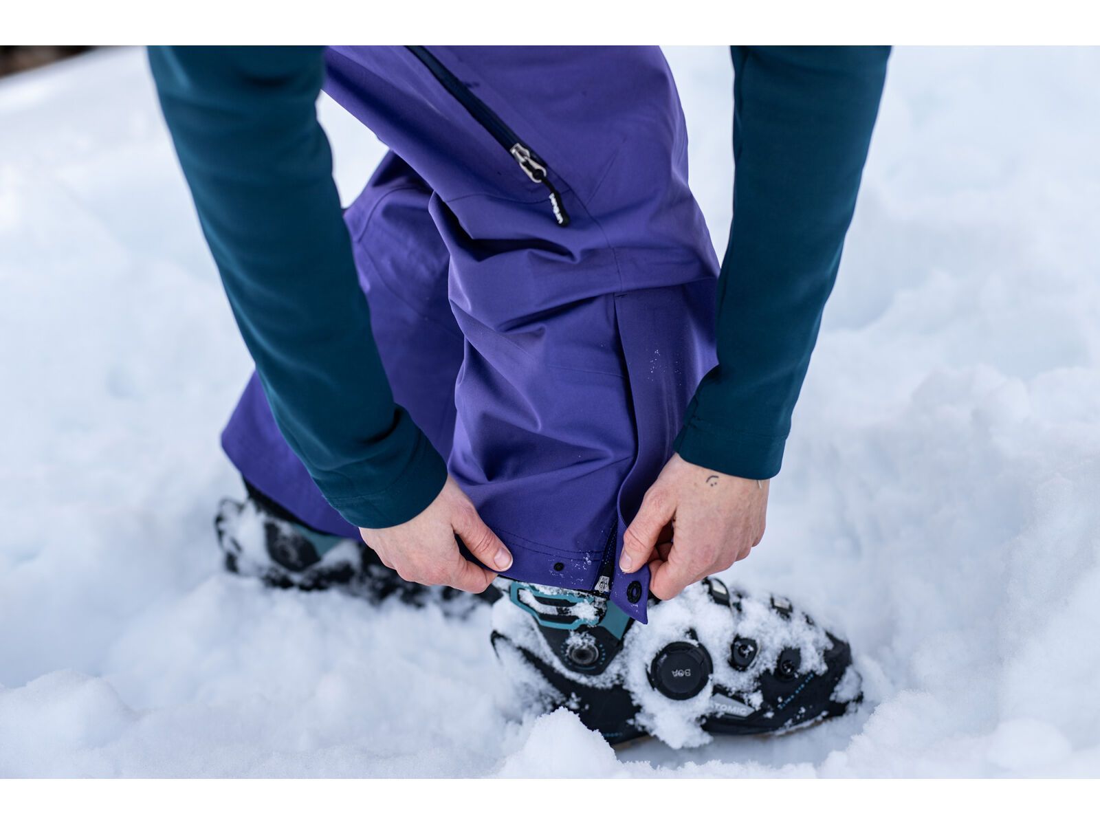 Penguin Frauen 3 Lagen Dermizax Shell (Latz-) Hose, purple | Bild 8