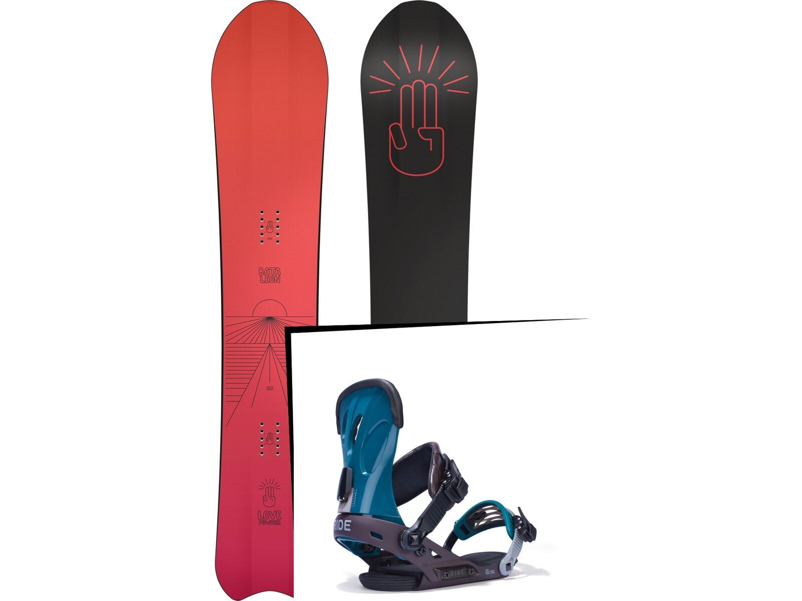Set: Bataleon Love Powder 2017 + Ride VXN (1770182S) | Bild 1