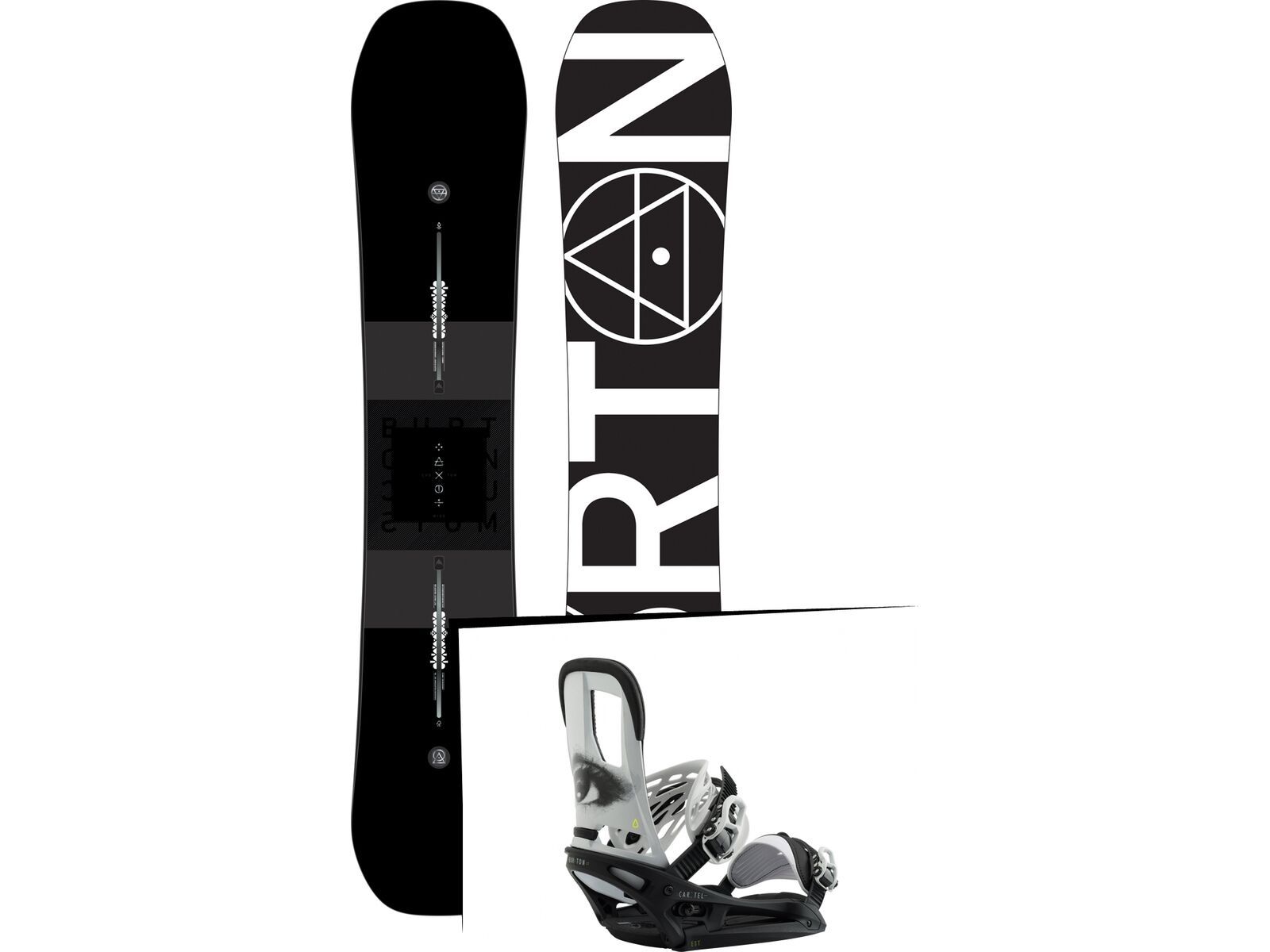 Set: Burton Custom X 2019 +  Cartel EST (2218393S) | Bild 1