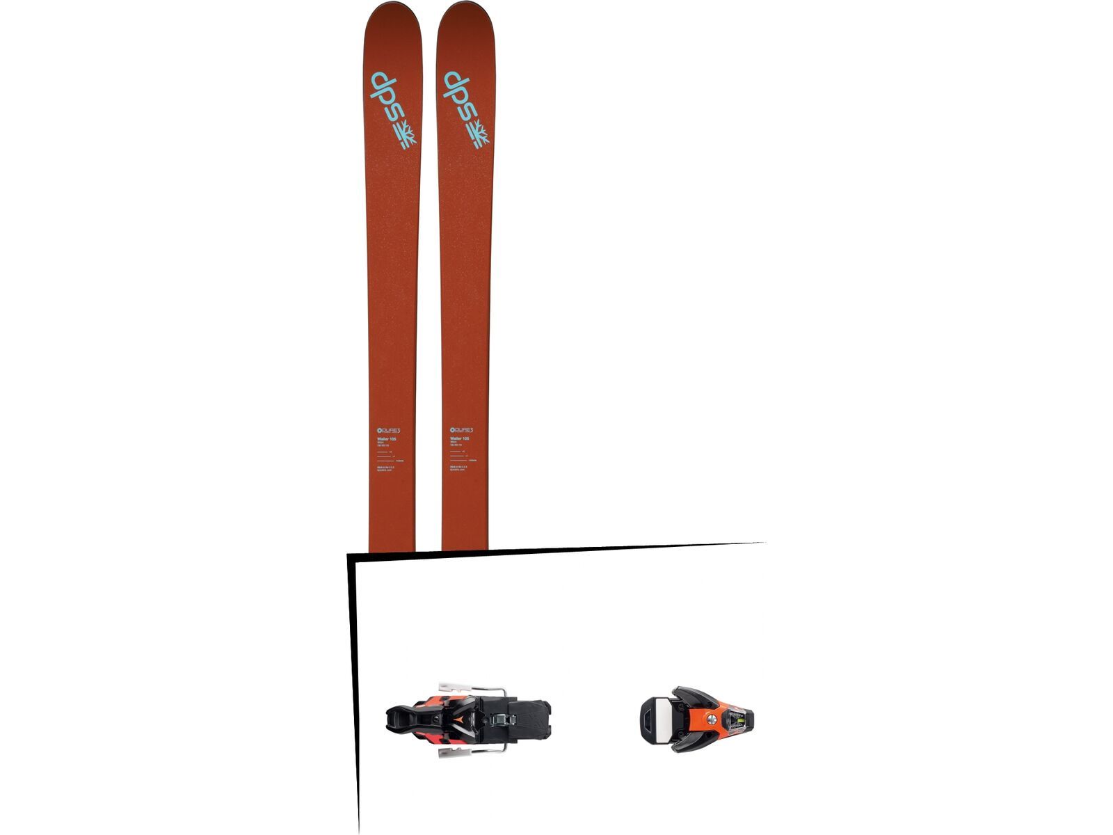 DPS Skis Set: Wailer 105 Pure3 2016 + Salomon STH2 WTR 16 | Bild 1